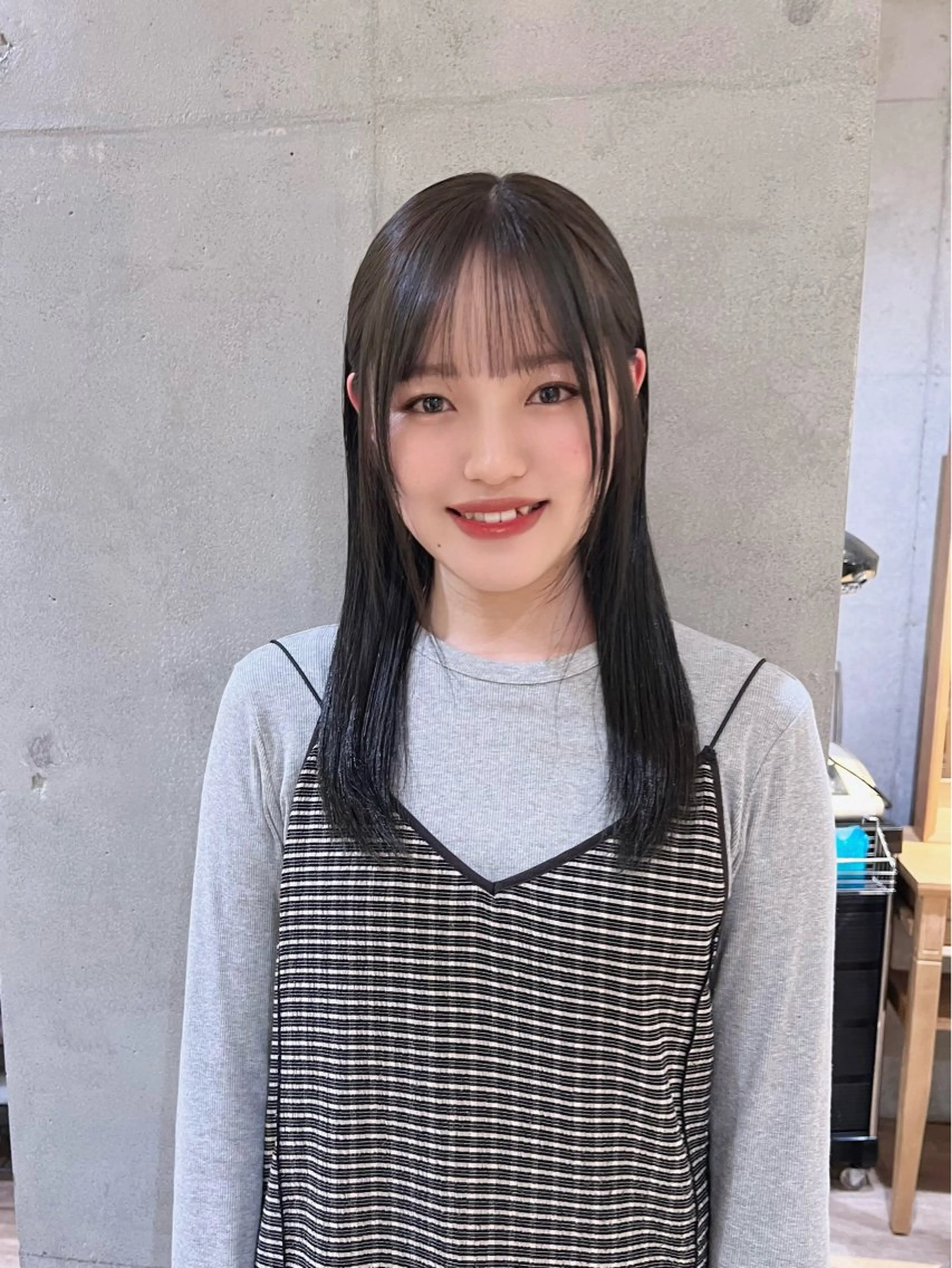 カラー Say.石川葵 ショートボブ前髪のヘアスタイル