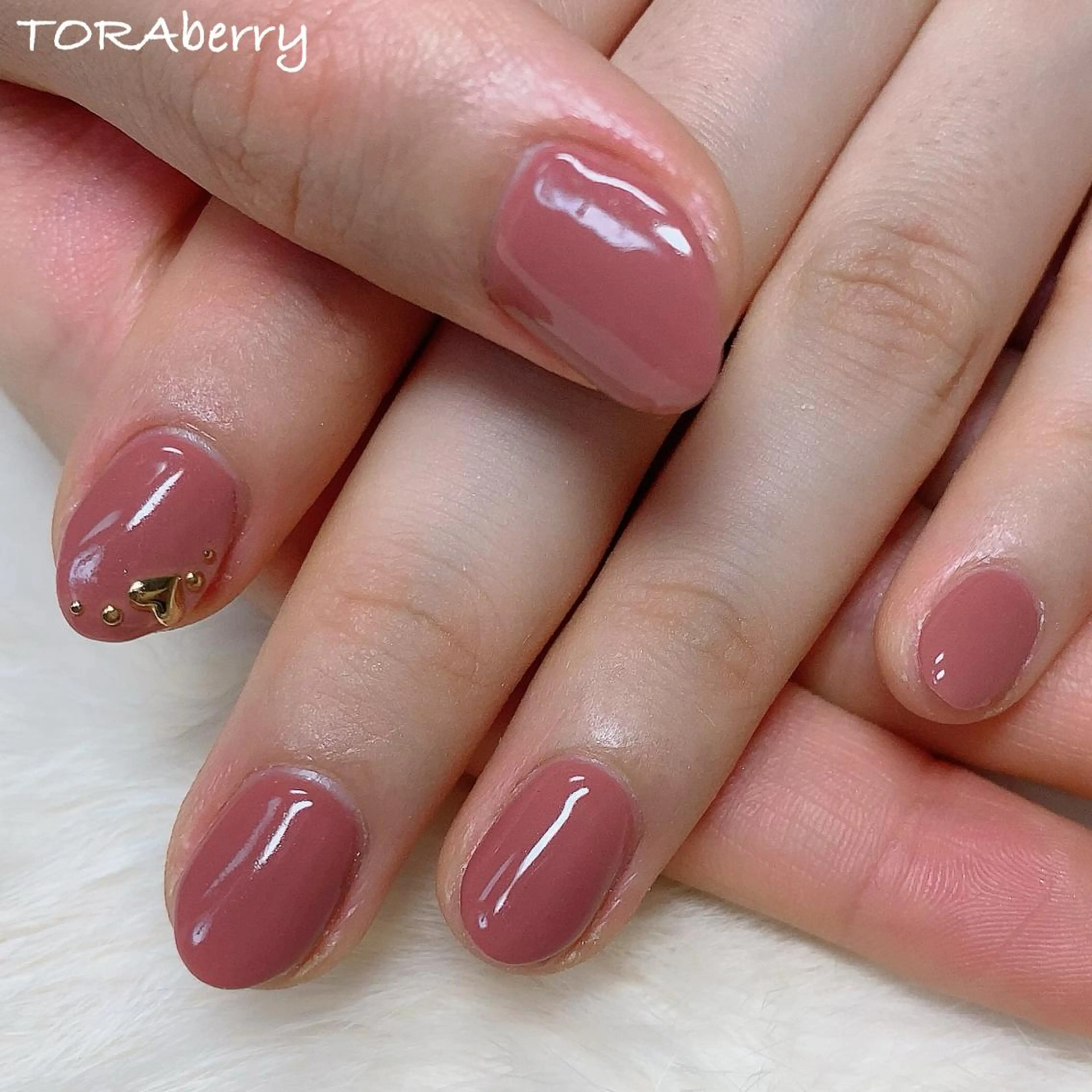 ネイル シンプルネイル バレンタイン ハンドネイル ネイリスト なつみのネイルデザイン