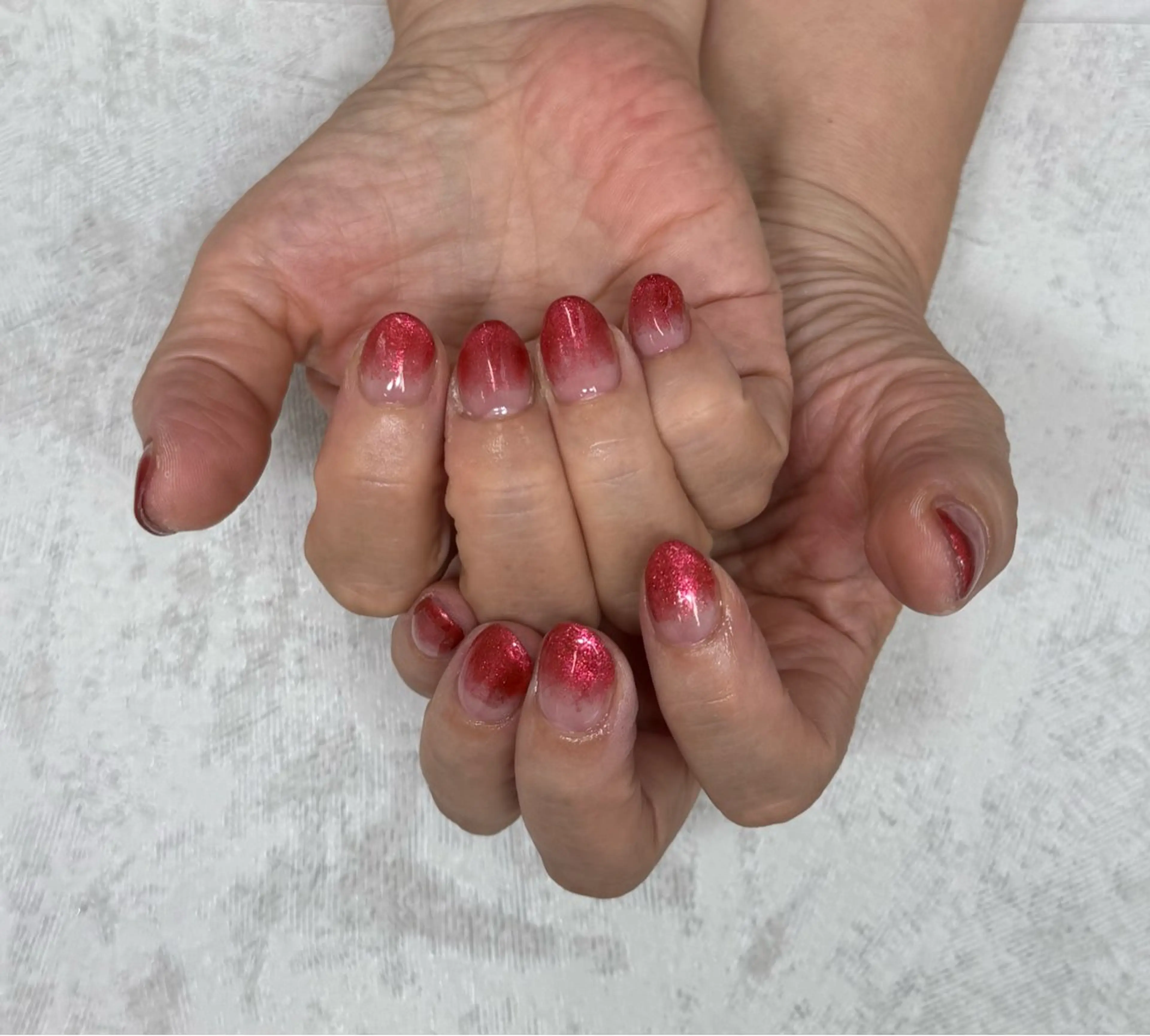 ラメグラデーション(オフなし)の写真