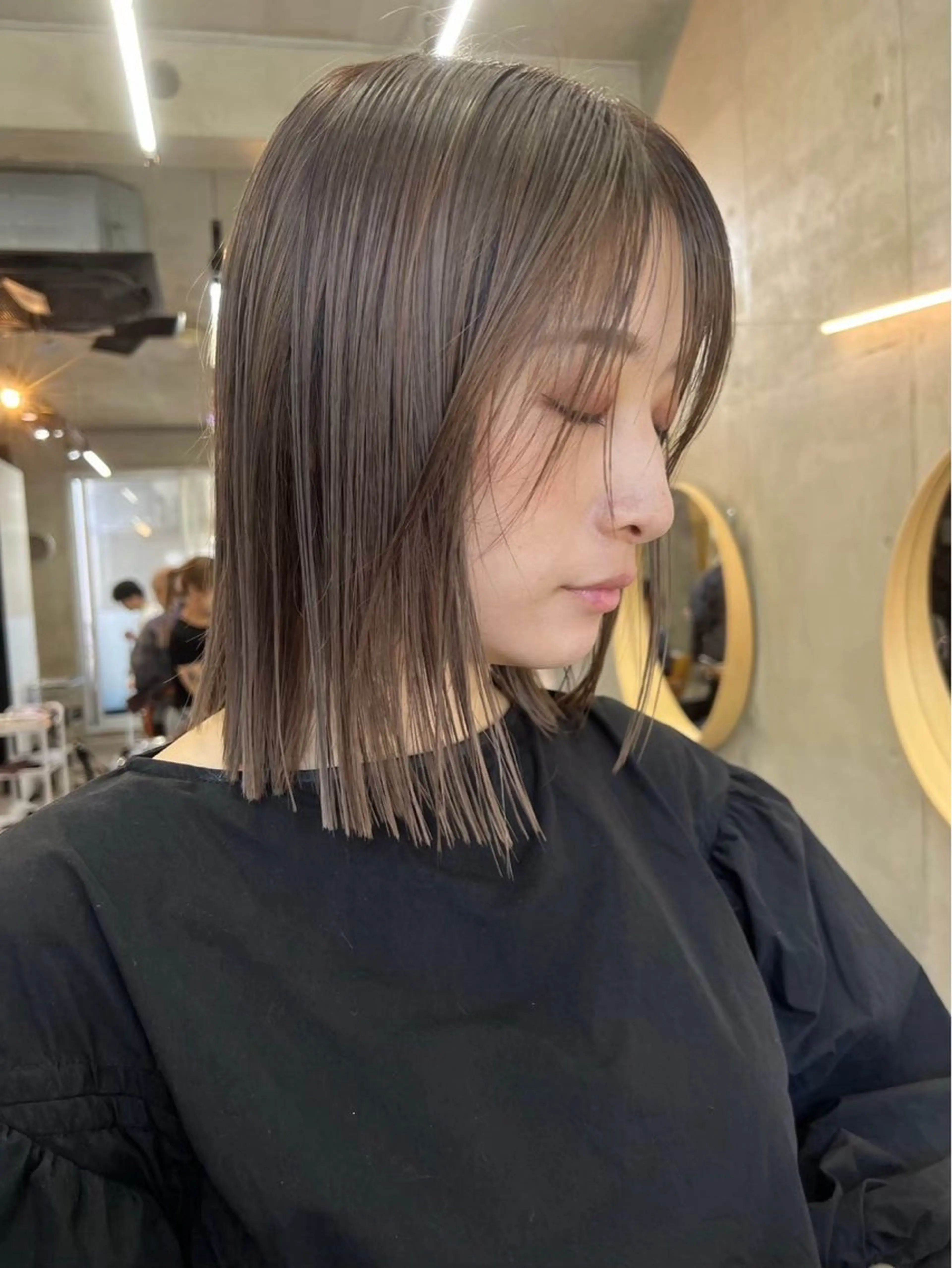 ショート カラー ボブ カット トリートメント SALT WATER　恵比寿所属・ボブ／ハイトーン🌟 ／HARUKA🍒のヘアスタイル