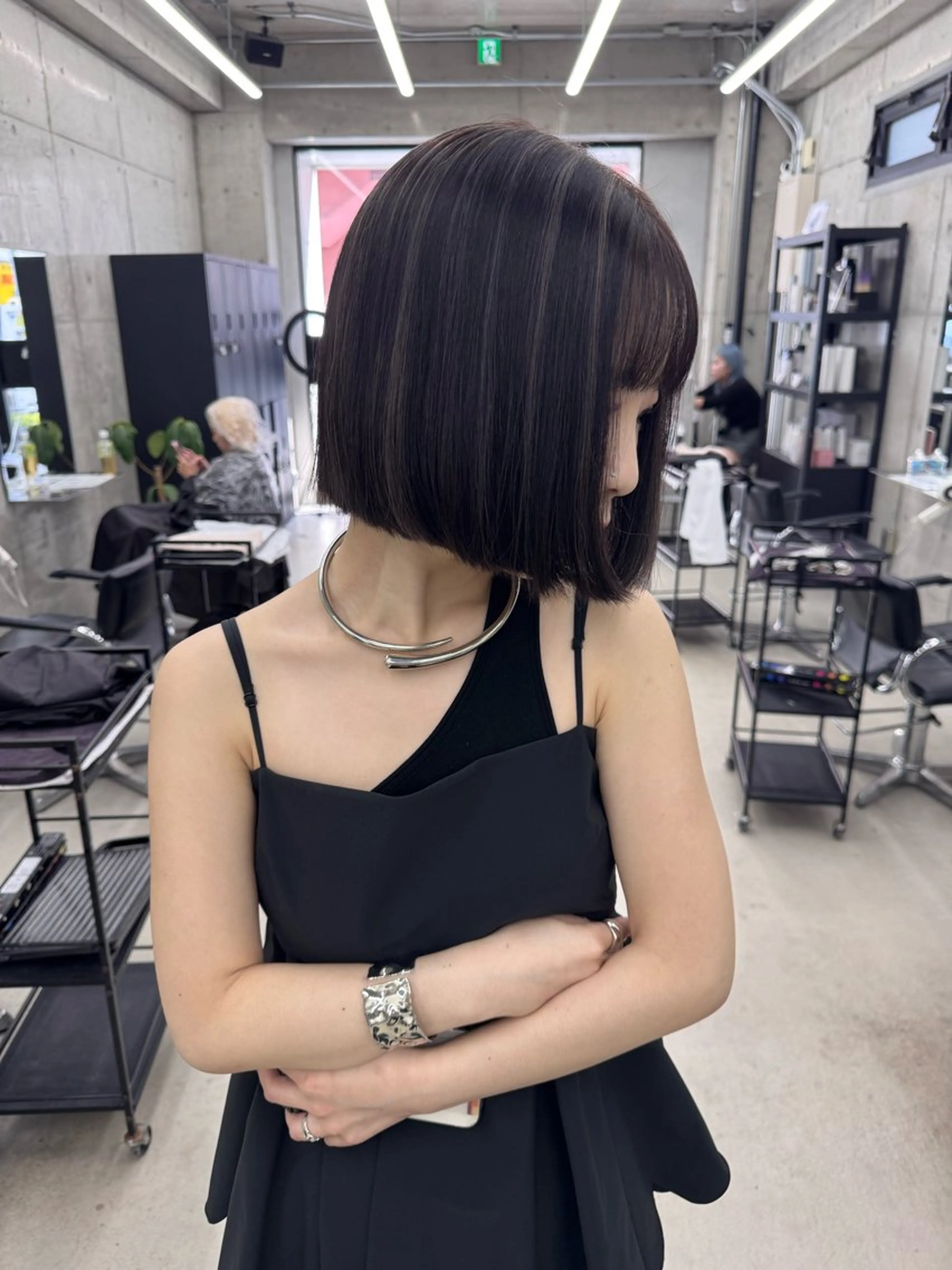 カラー ヘアカラー 和木坂 日美のヘアスタイル