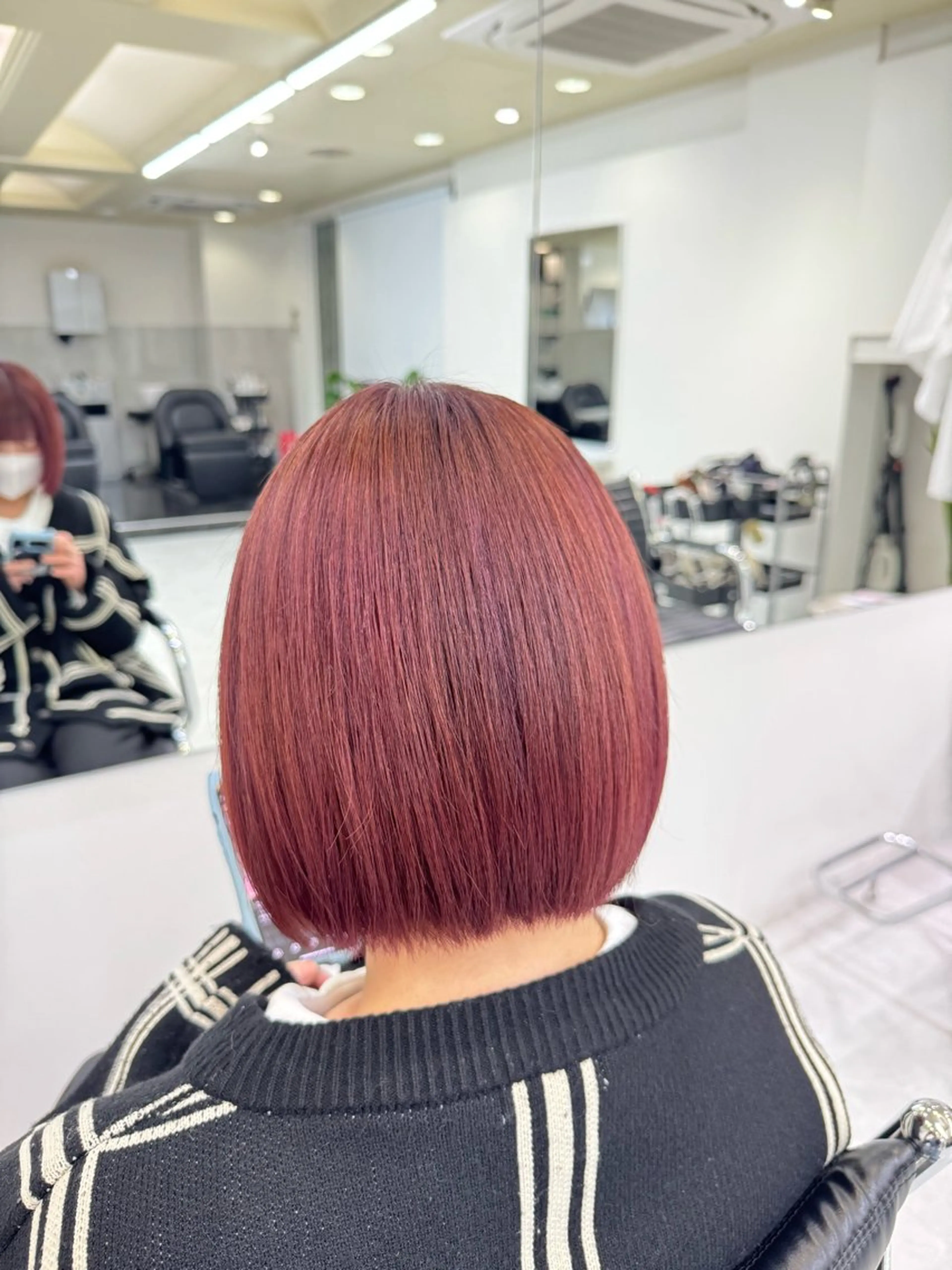 ショート カラー ヘアカラー トリートメント 艶髪✨/心斎橋美容室 /藤田勇也のヘアスタイル