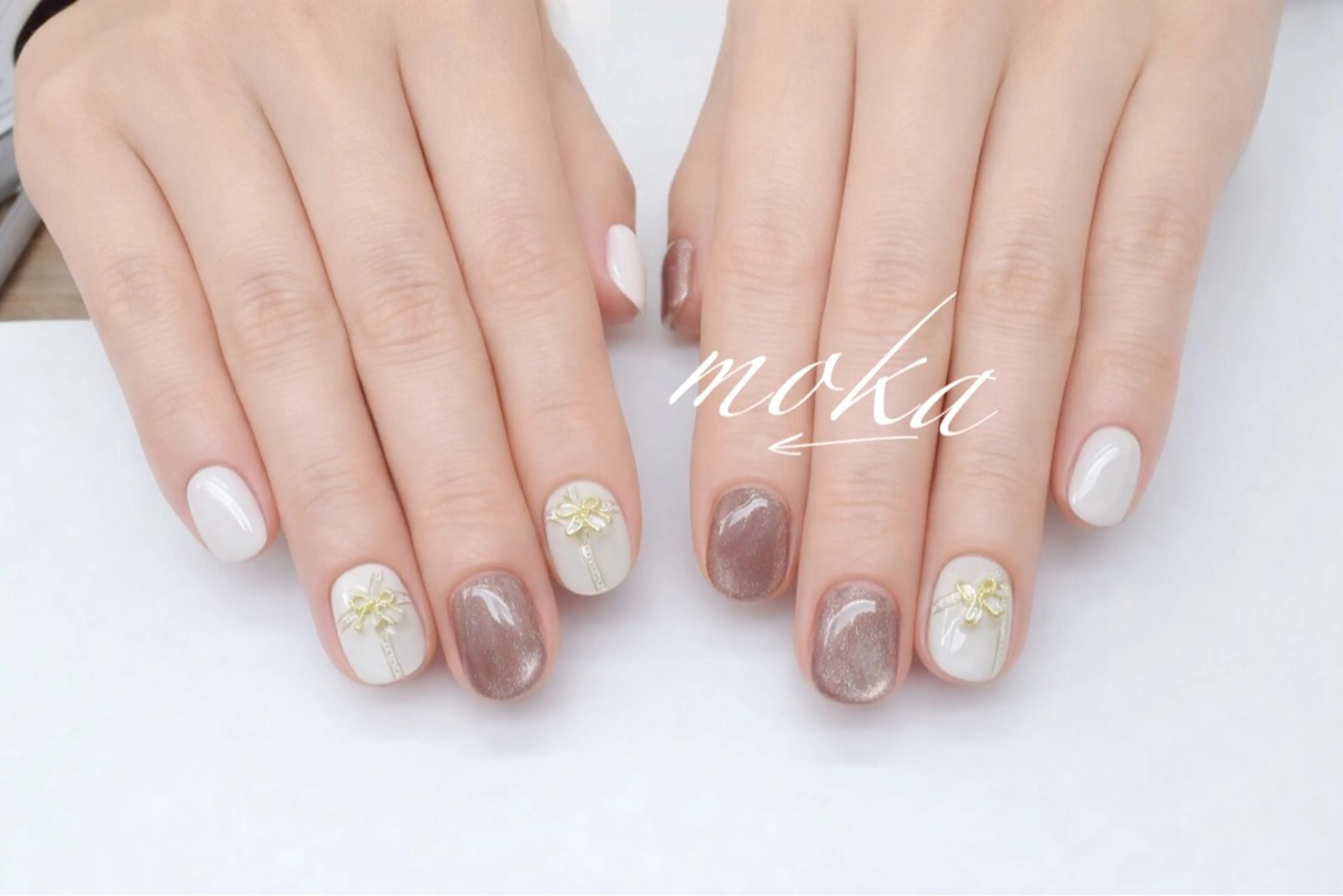 ネイル ハンドネイル ハンドケア 胡蝶蘭レディースサロ ンNailMOKAのネイルデザイン