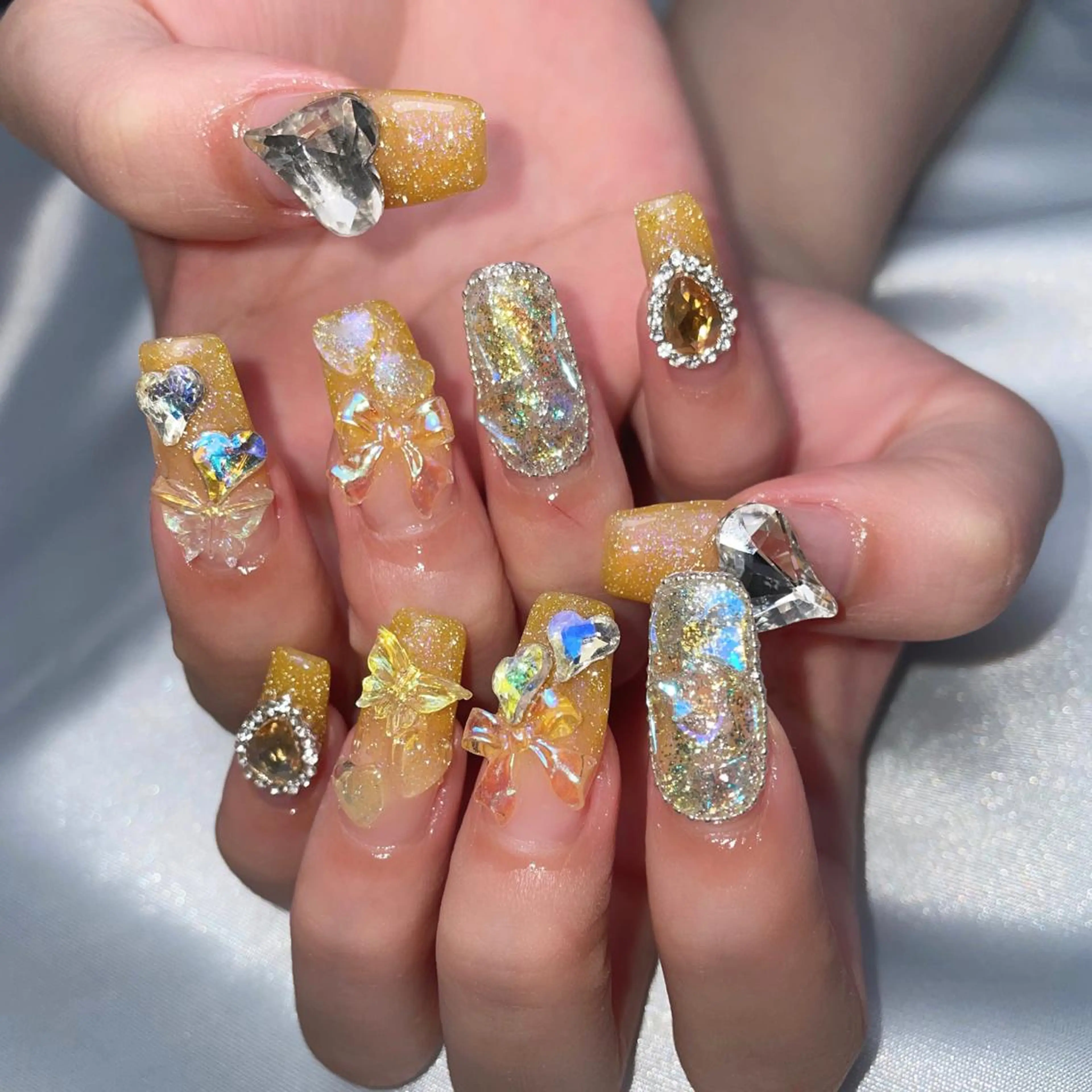 ネイル 長さ出し フラッシュネイル キラキラネイル ラメ(グリッター) ALL Nail &whiteningのその他イメージ