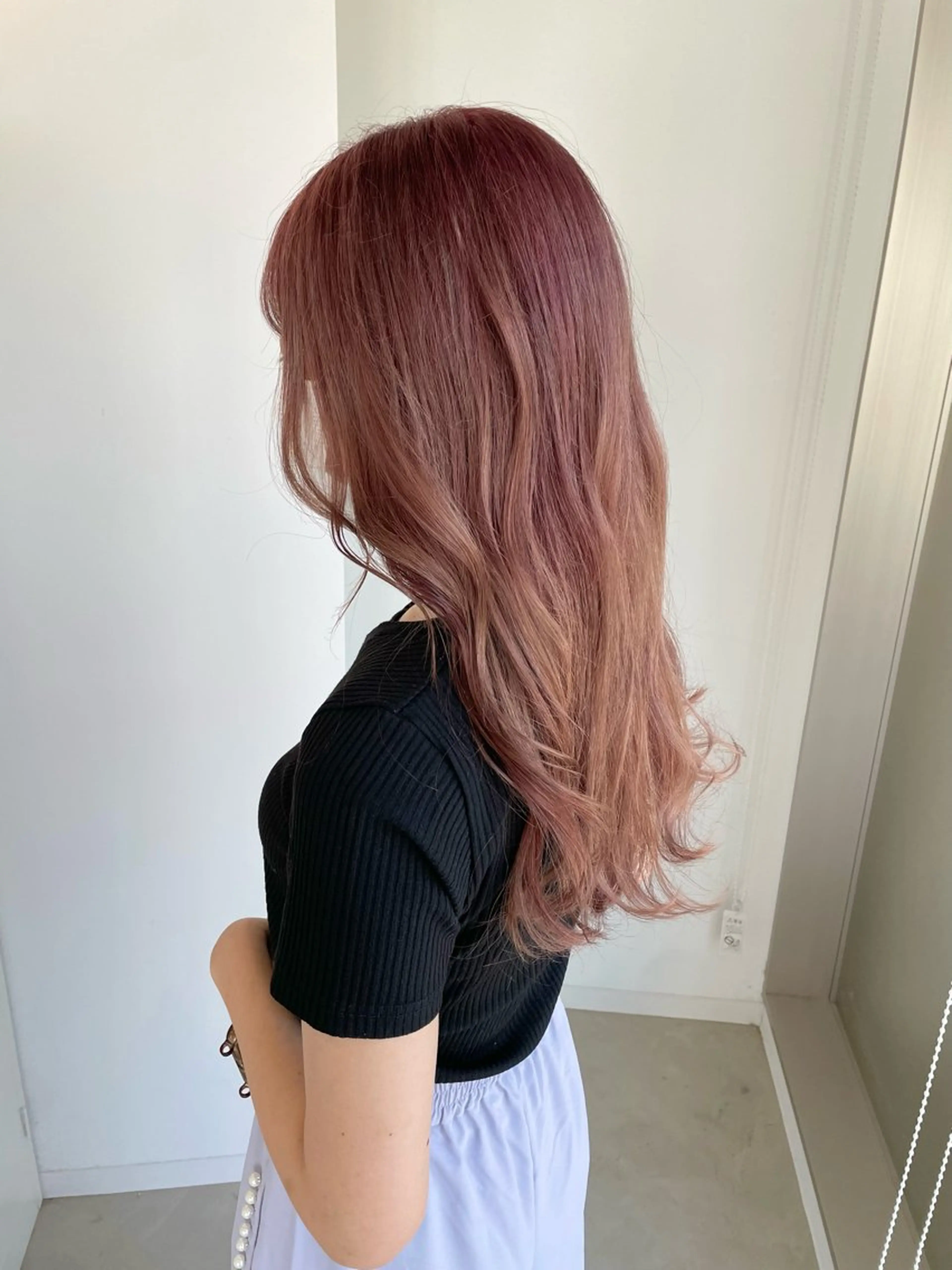 ミディアム カット ヘアカラー トリートメント ヘアセット 🎗井上 竜 ブリーチ指名No.1のヘアスタイル