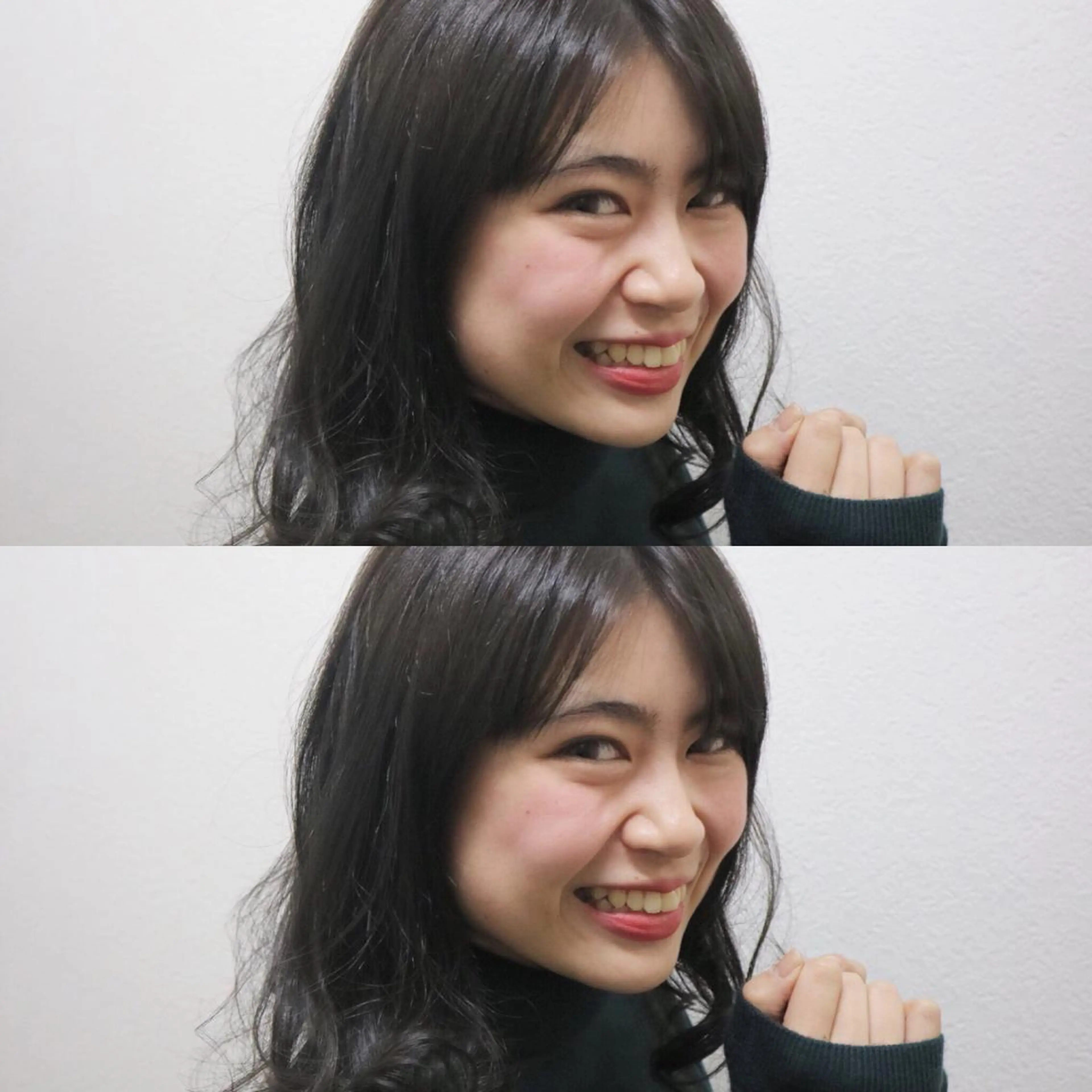 ミディアム カラー アディクシーカラー アッシュ ダークアッシュ ハイライトカラー ハイライト JIL BLAN 京都のヘアスタイル