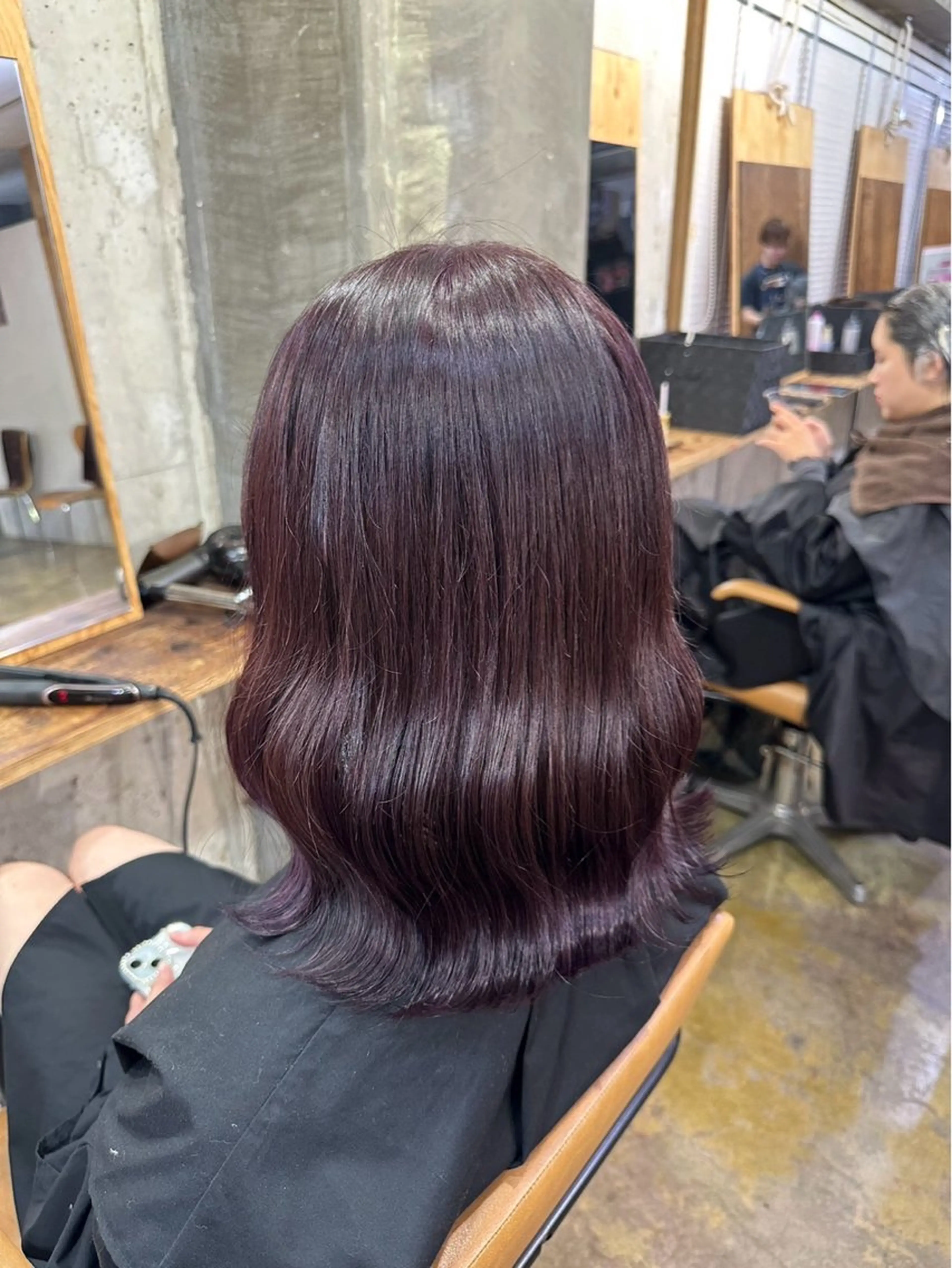 ミディアム ヘアカラー トリートメント オオニシ オト🐹のヘアスタイル