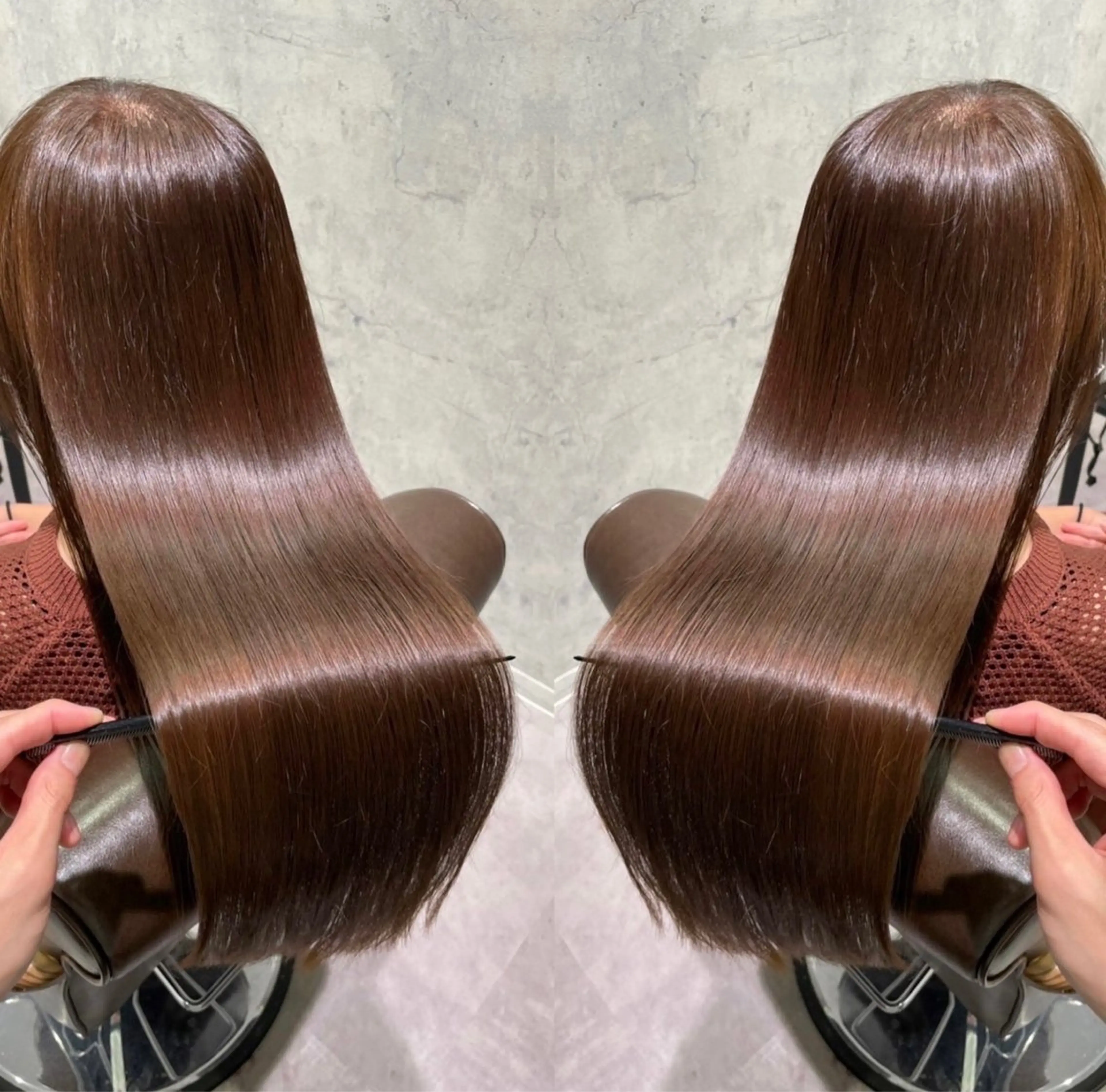 ロング 縮毛矯正 トリートメント RAF TOKYO 2nd所属・美髪矯正/髪質改善/ ヒロムのヘアスタイル