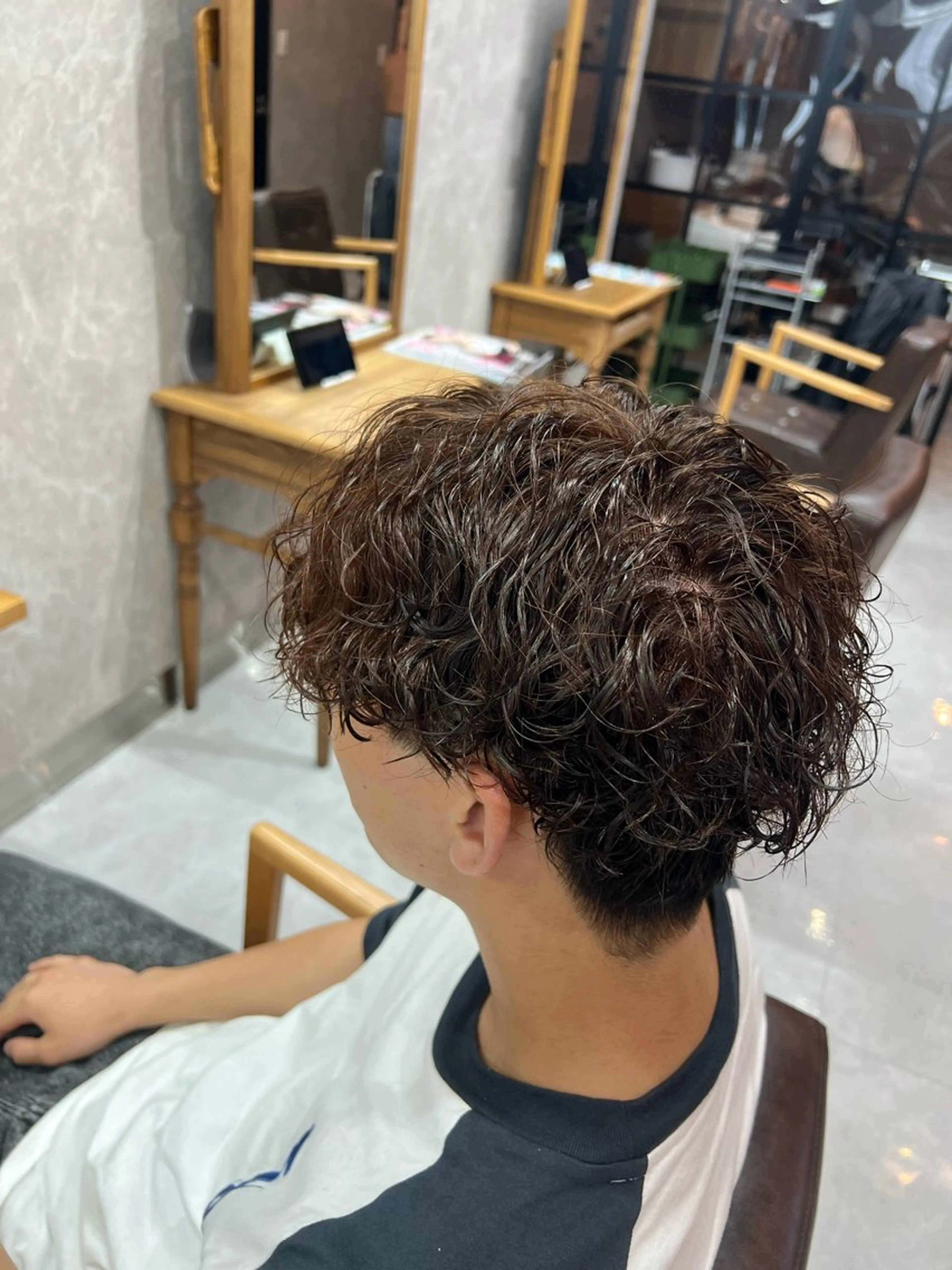 カラー パーマ メンズ メンズパーマ 波巻きパーマ スパイラルパーマ カット ヘアカラー パーマ 🌻belle /JUMA🌻のヘアスタイル