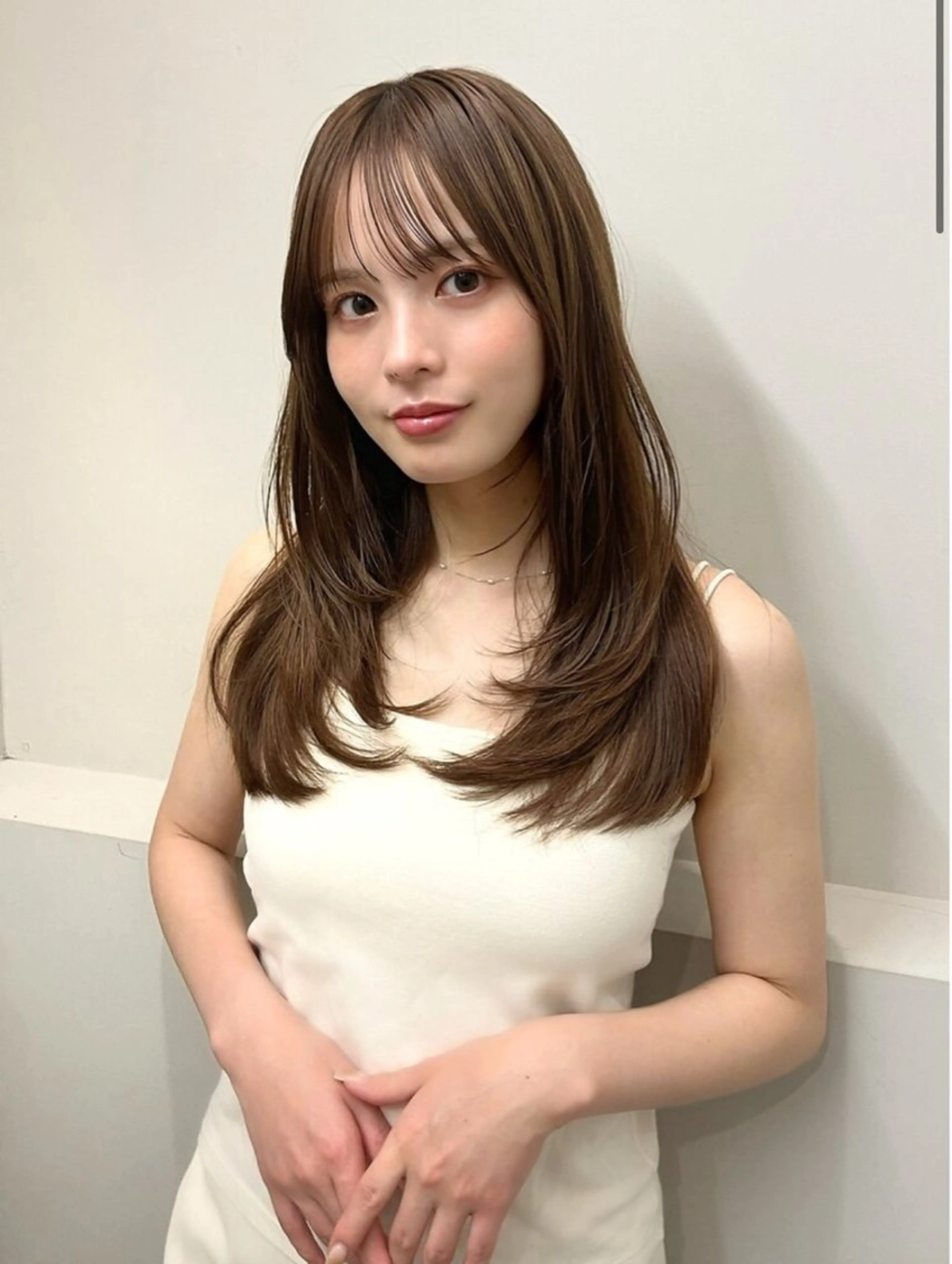 ロング レイヤーカット大人気 //吉田百花のヘアスタイル