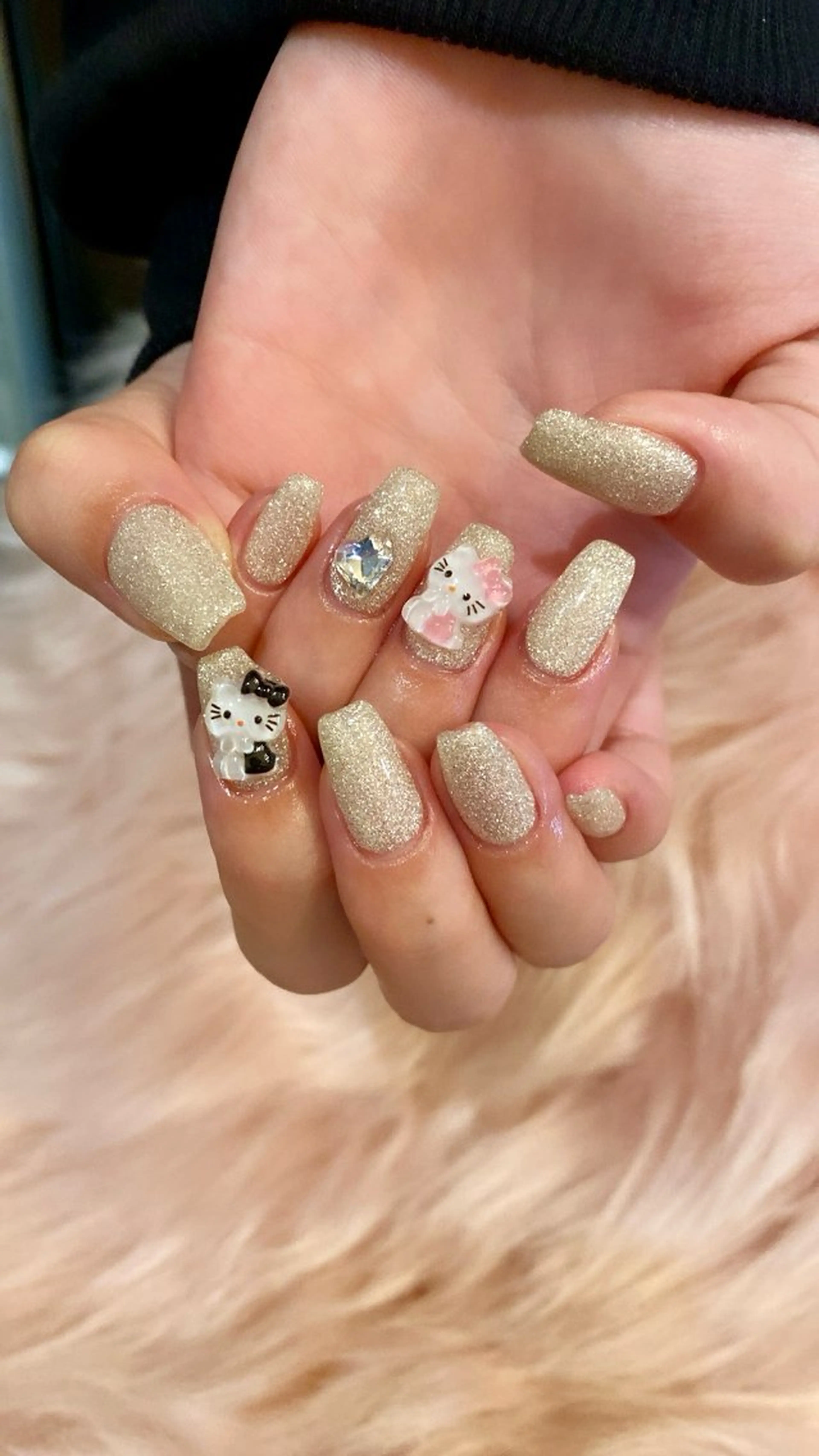 ネイル ハンドネイル crystal ⭐︎ colorのネイルデザイン