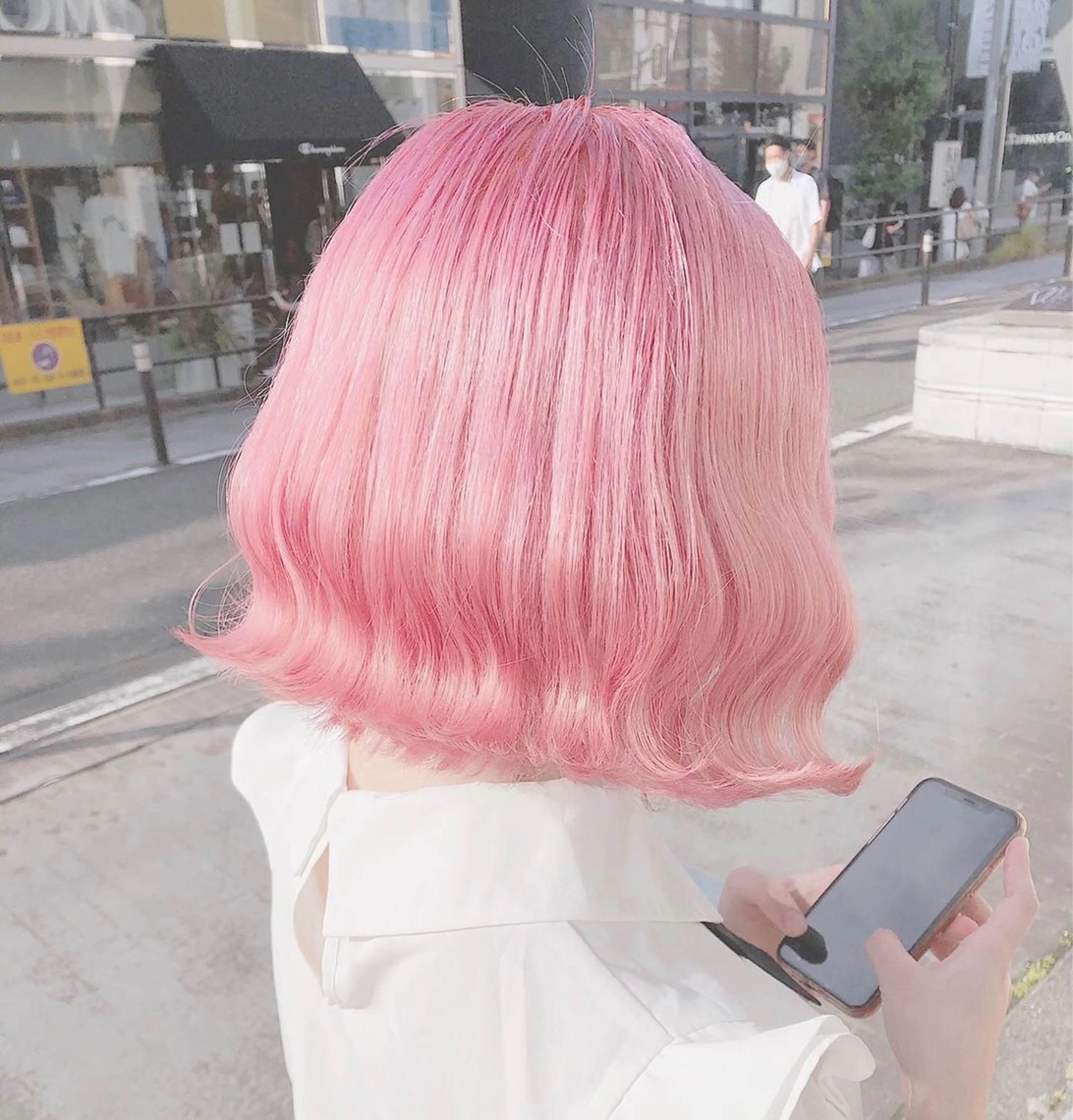 ショート カラー ヘアアレンジ ヘアカラー トリートメント ヘアセット ♡🩰 Nanaka🩰♡のヘアスタイル