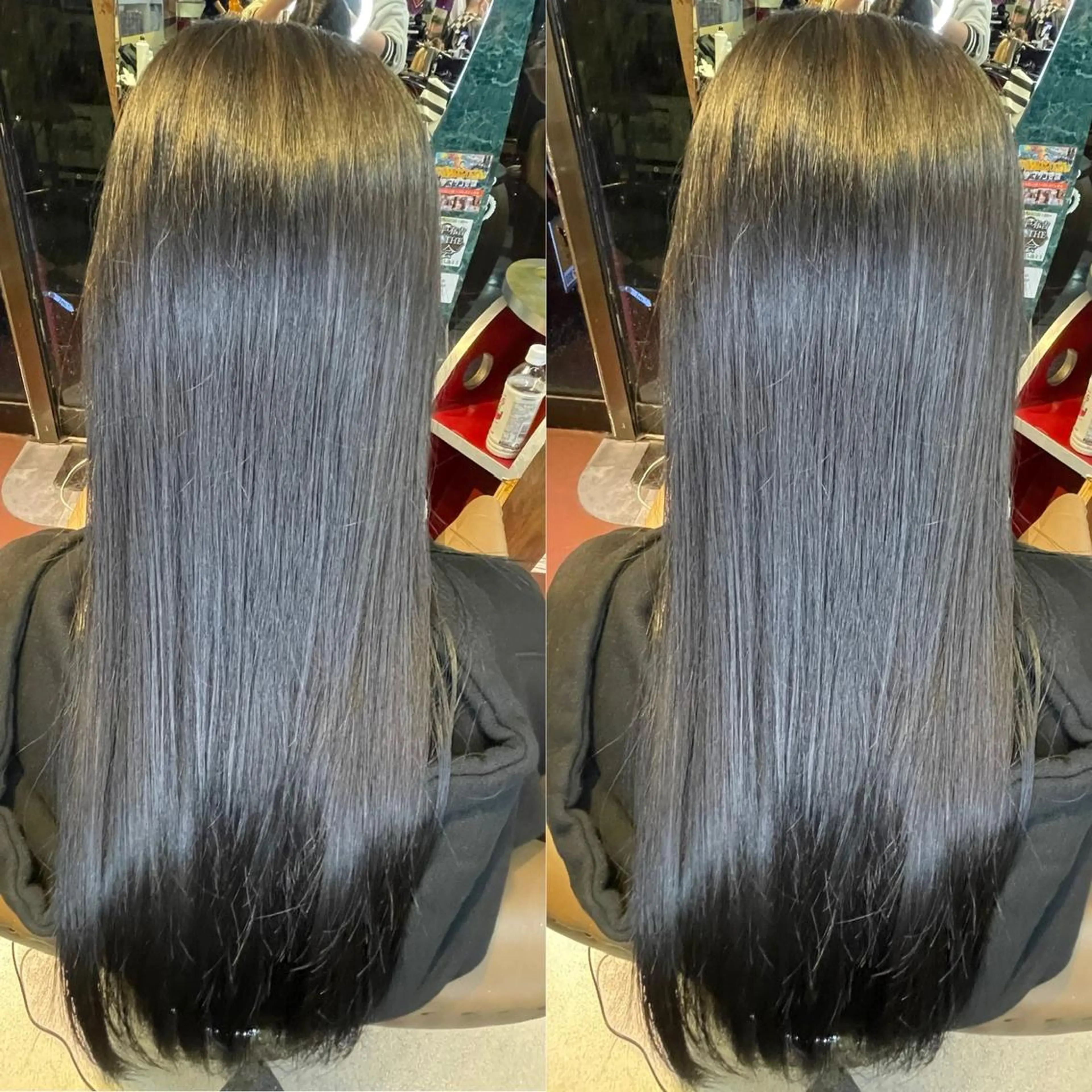 ロング カラー ブルーカラー ネイビーカラー 👑派手髪/カット 👑ANRYのヘアスタイル