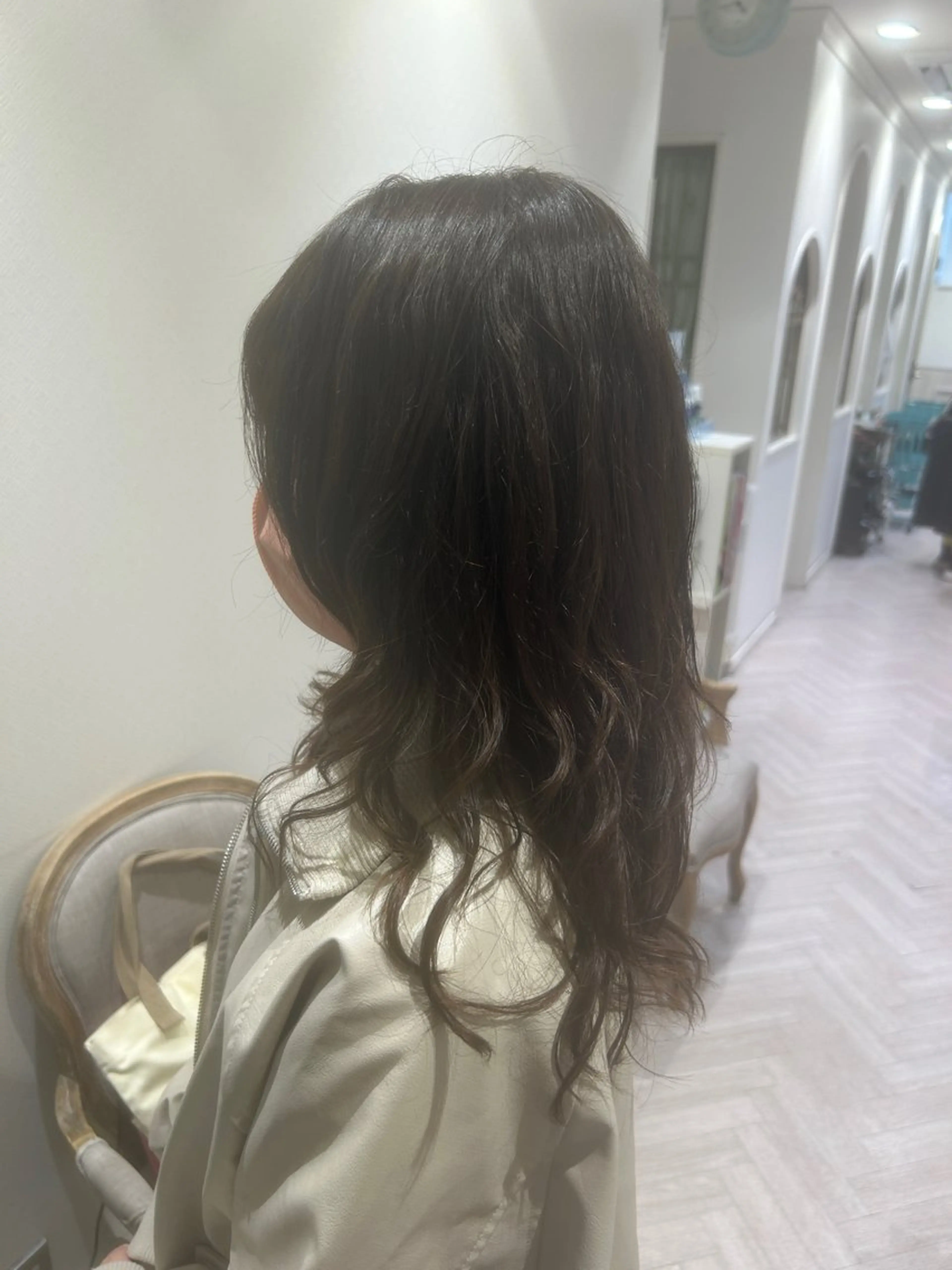 毛先カット＋ニュアンスパーマ👩🏼‍🦱🤍＋トリートメント♡の写真