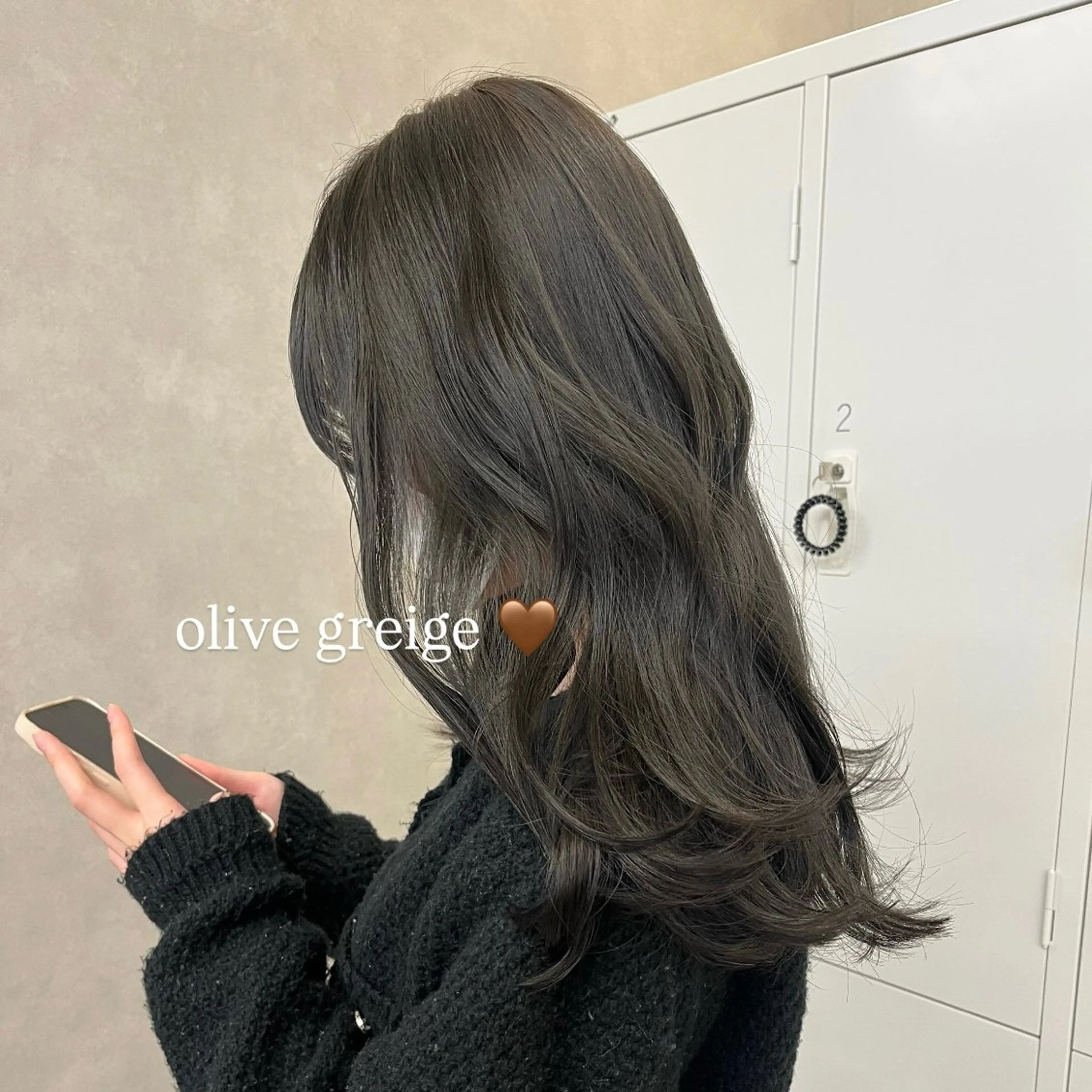 セミロング カット ヘアカラー トリートメント セナ foto武蔵小杉︎︎のヘアスタイル