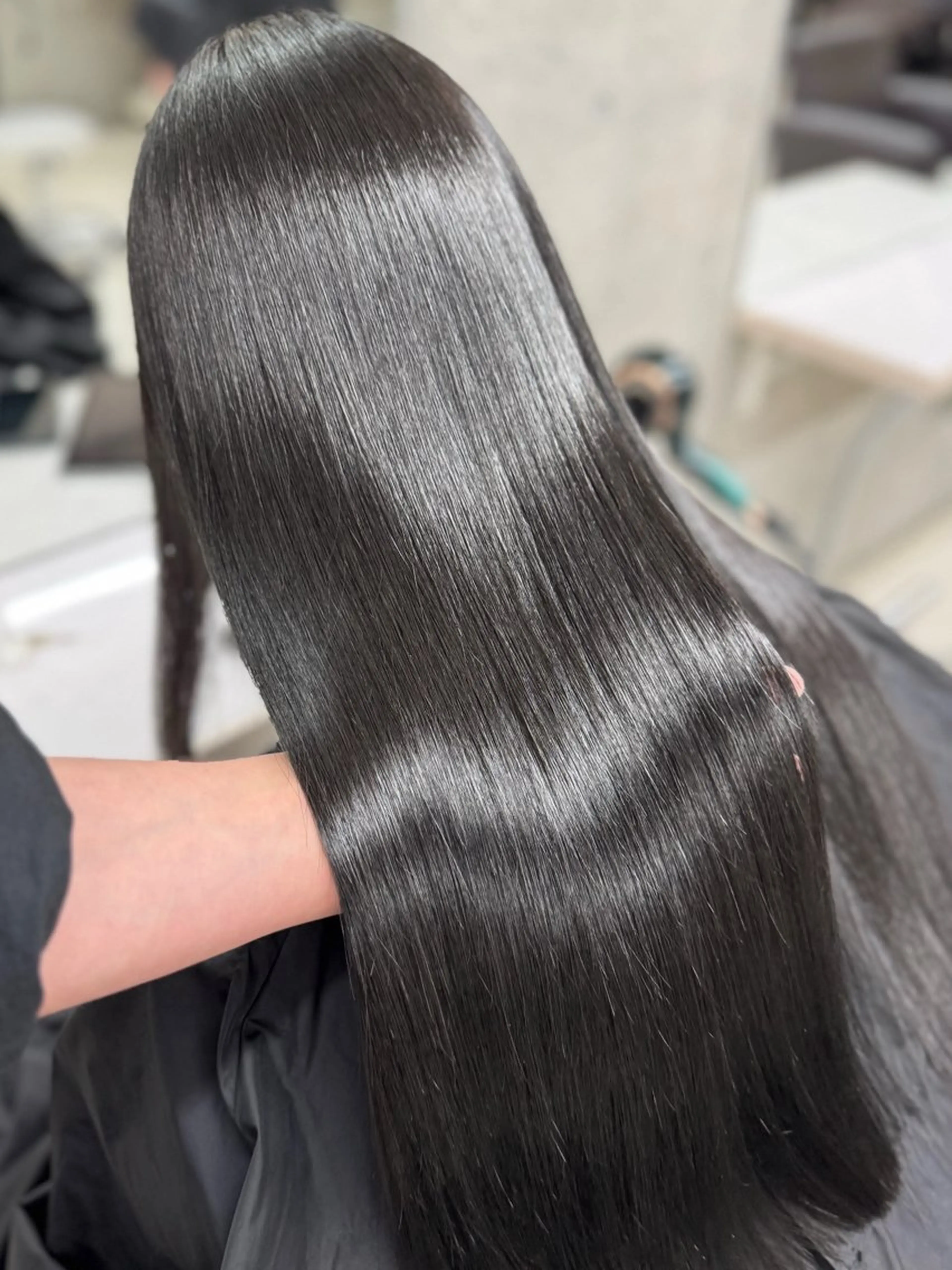 ロング 縮毛矯正 うる艶ヘア♡韓国好き 透明感　shotaのヘアスタイル
