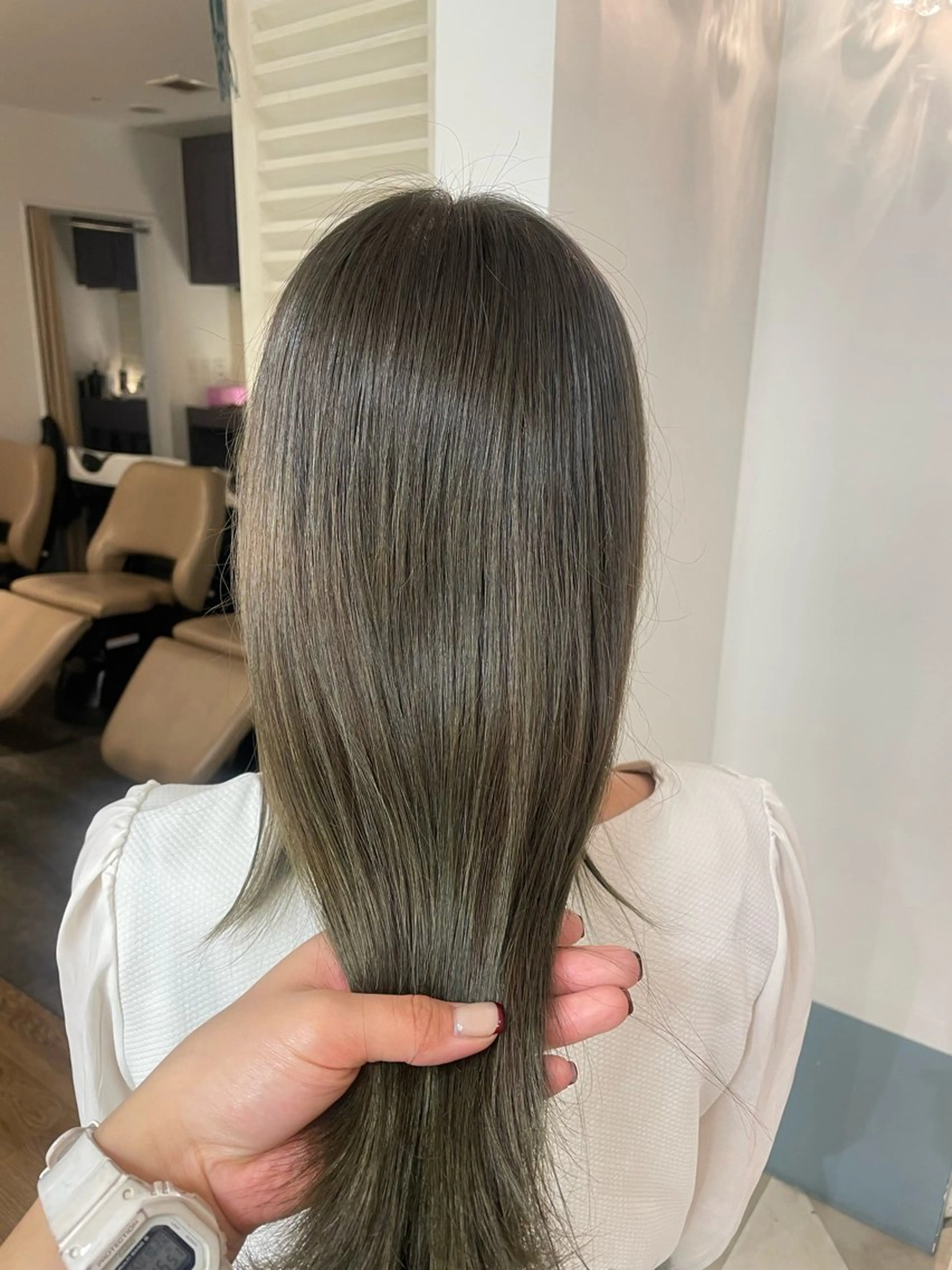 セミロング ヘアカラー トリートメント ヘッドスパ 🎀無料モデル様 募集中💖ゆりのヘアスタイル