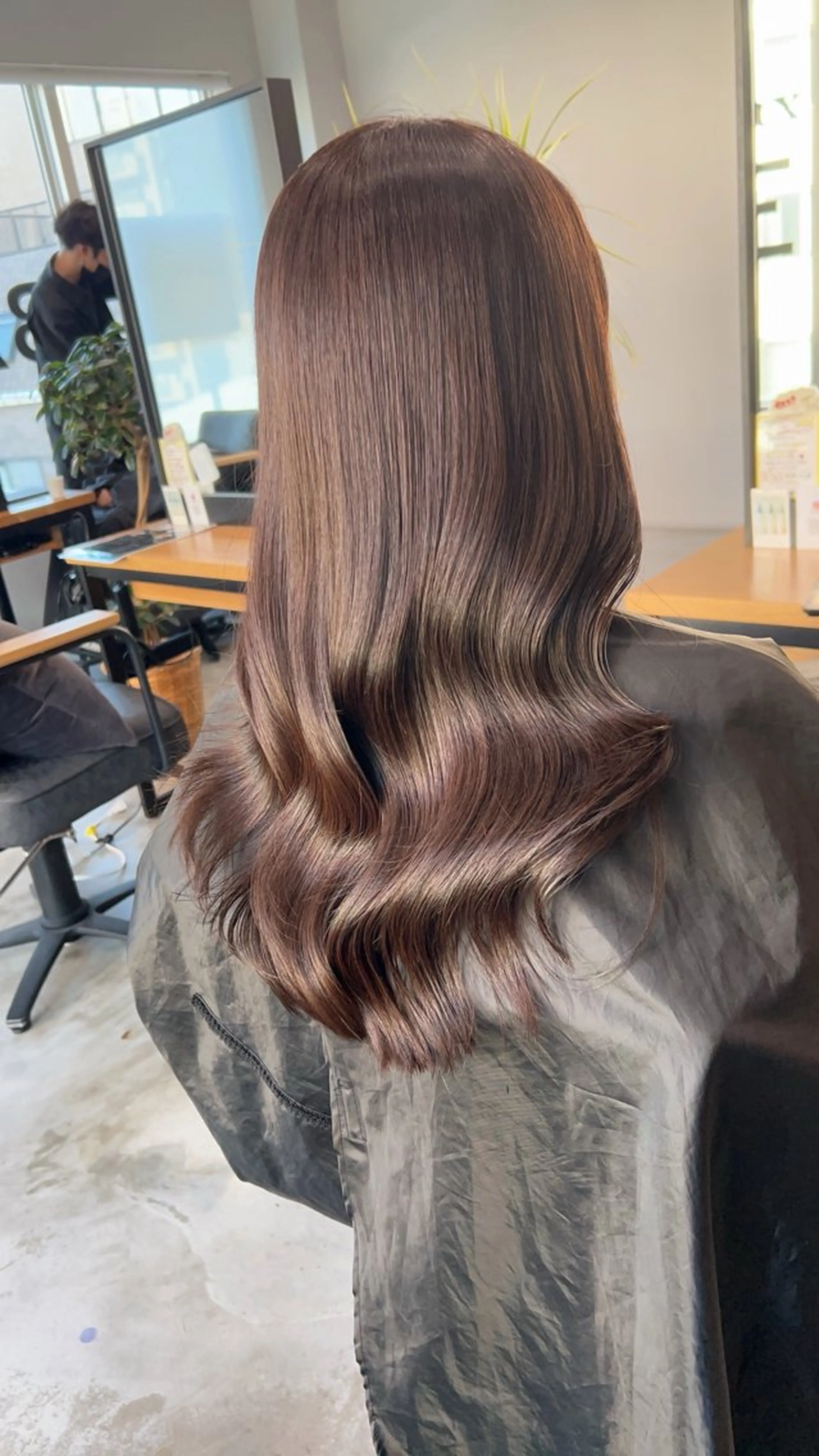 セミロング カット ヘアカラー トリートメント 宗近 拓磨のヘアスタイル