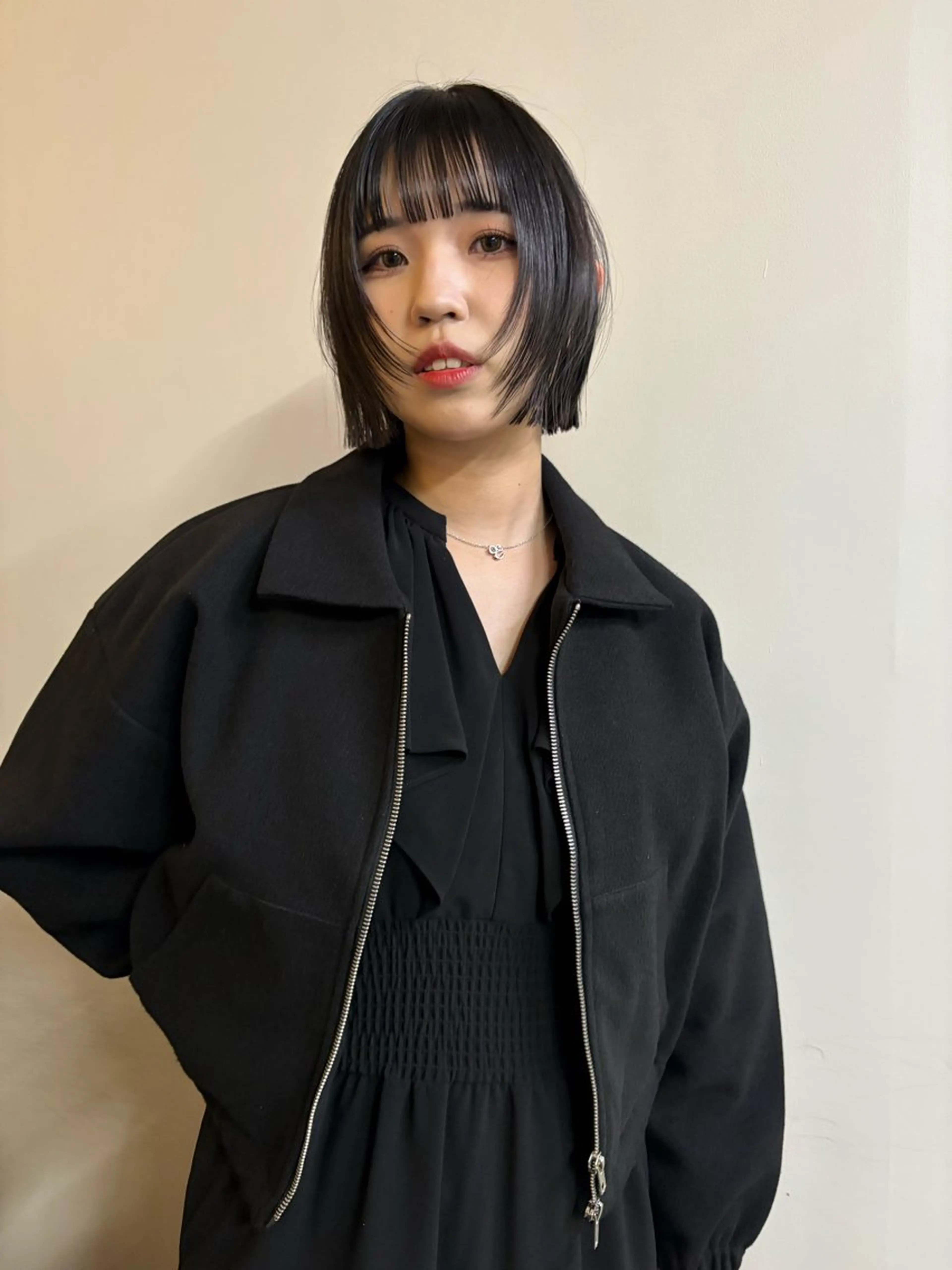 【土日限定ボブカット✂️】当日OK🙆‍♀️顔まわり/レイヤー/お任せください!似合わせカット☆🪽の写真