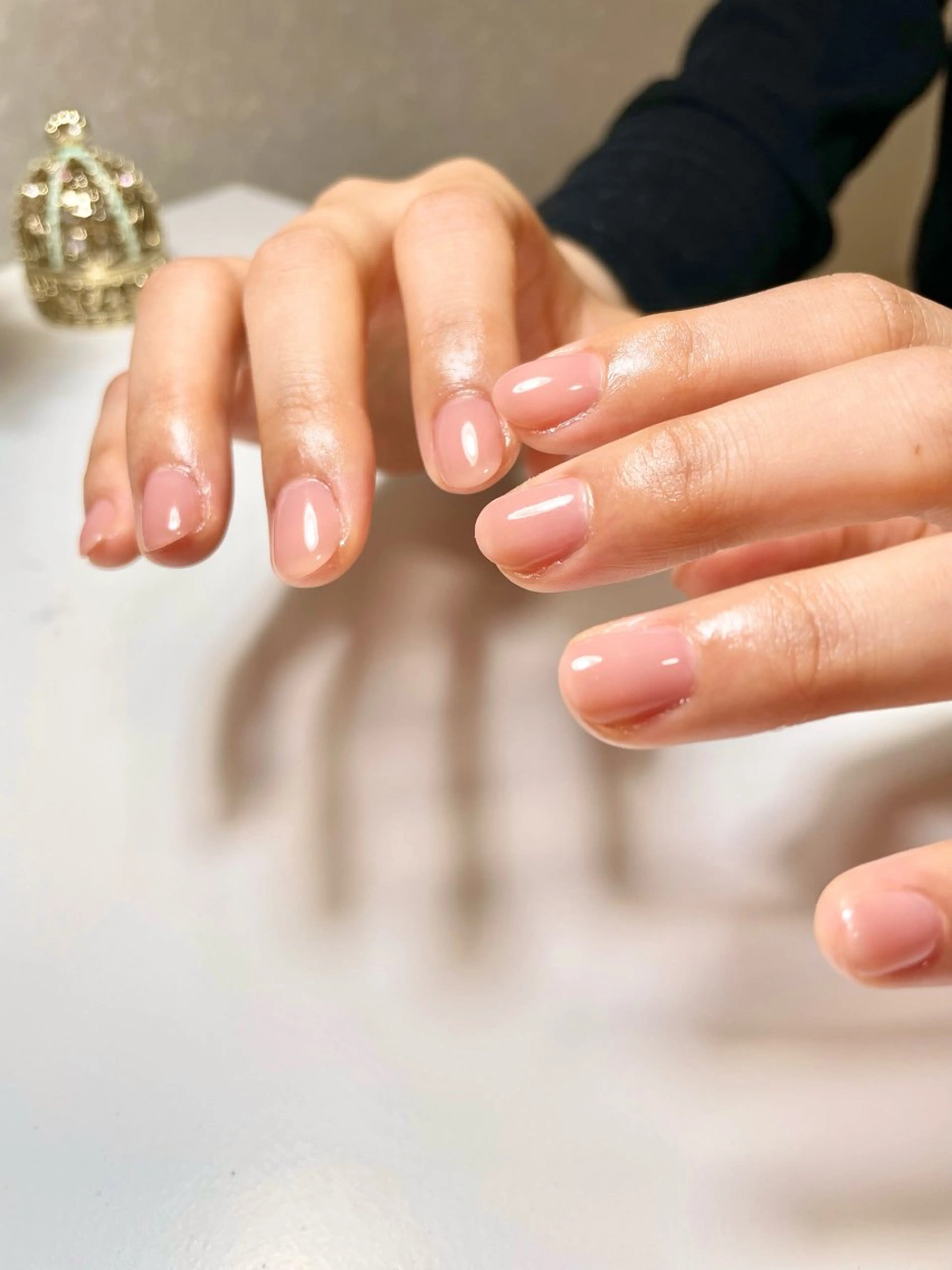 ネイル ピンク ピンクベージュ nailsalon VENUSのネイルデザイン