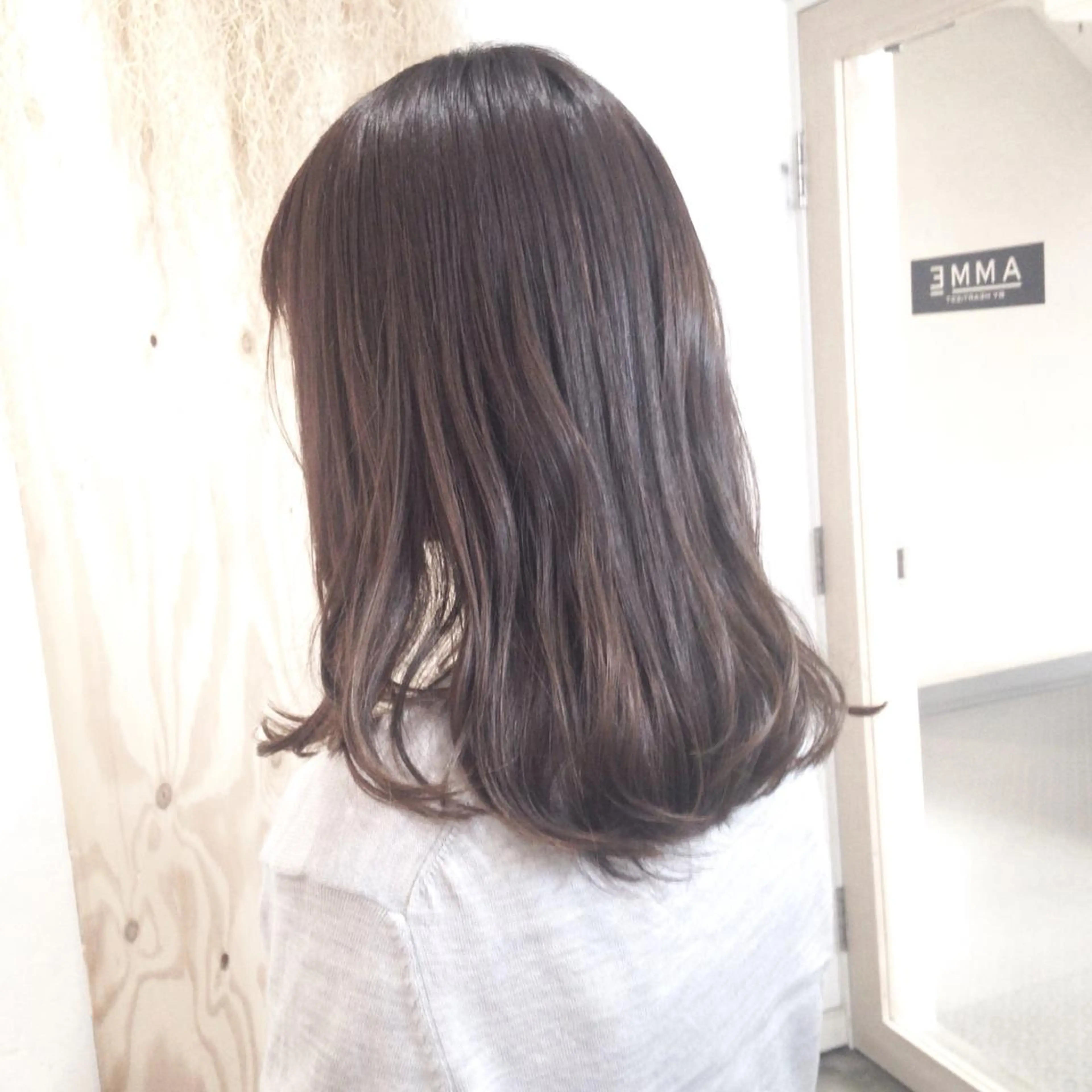 ミディアム カラー ブルーカラー ブルージュ 💎髪質改善💎 デザイナーshinのヘアスタイル