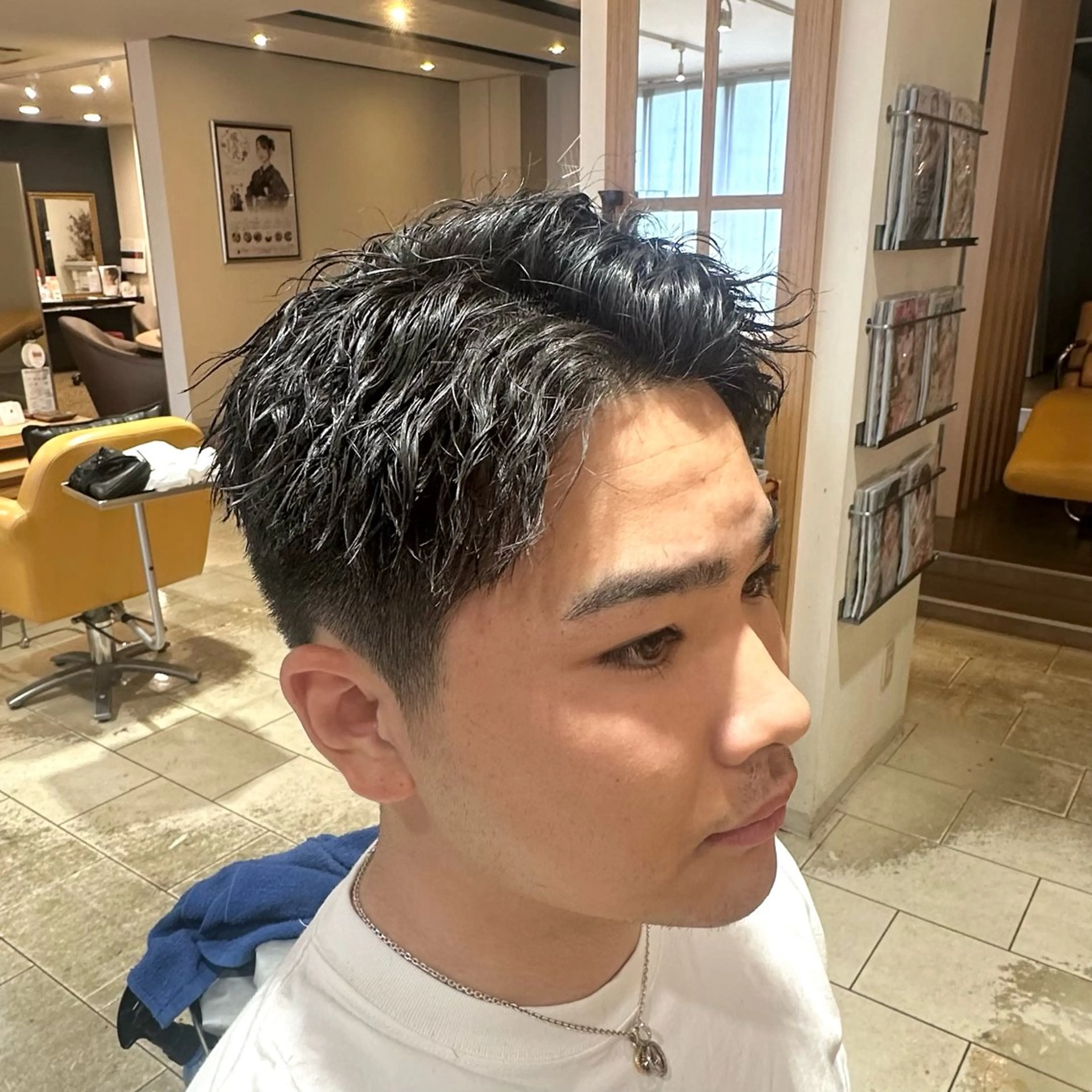 【メンズ限定】カット+パーマ　モデルの写真