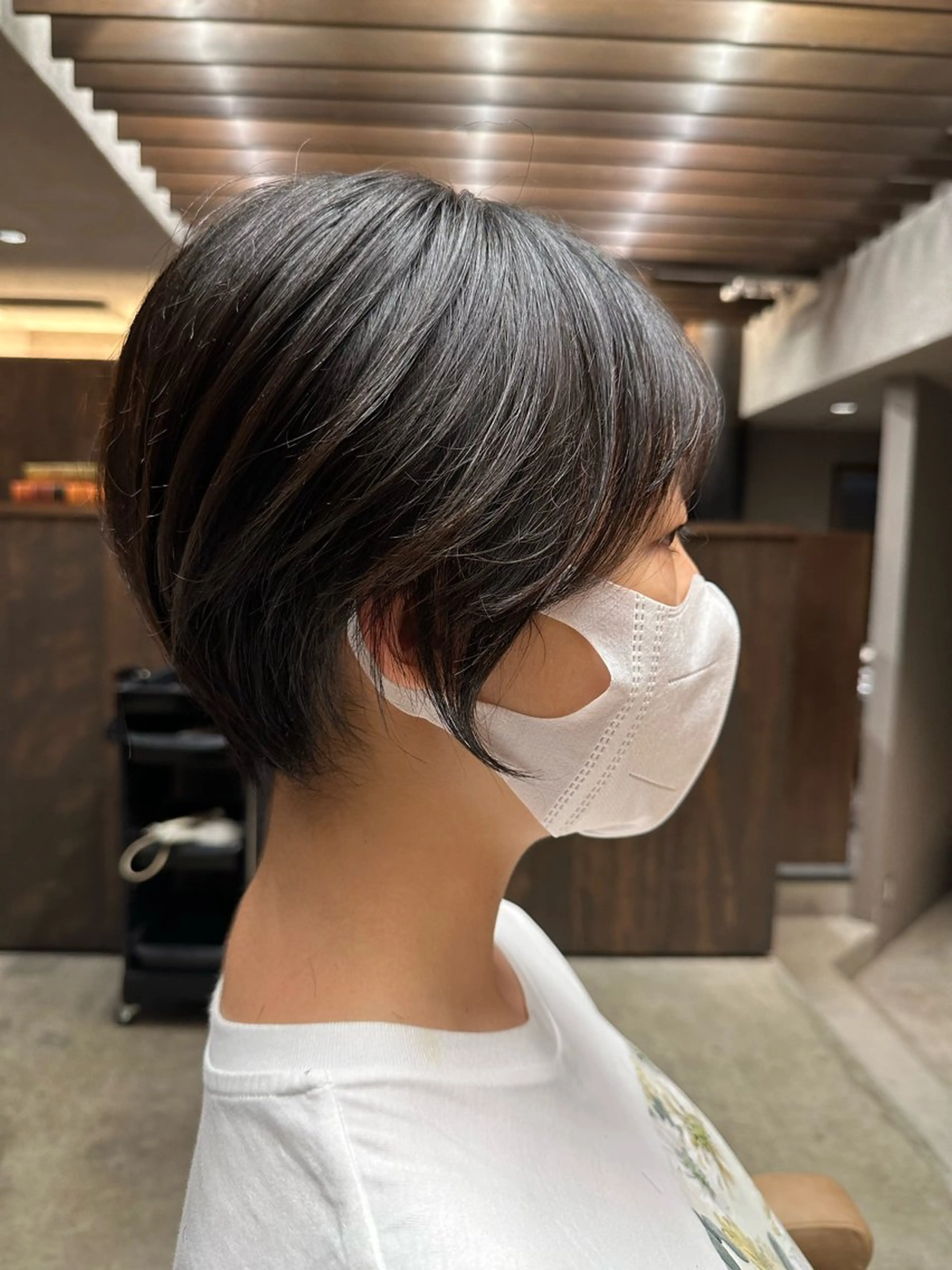 ショート カット ヘアカラー トリートメント 似合わせ松本 容政のヘアスタイル