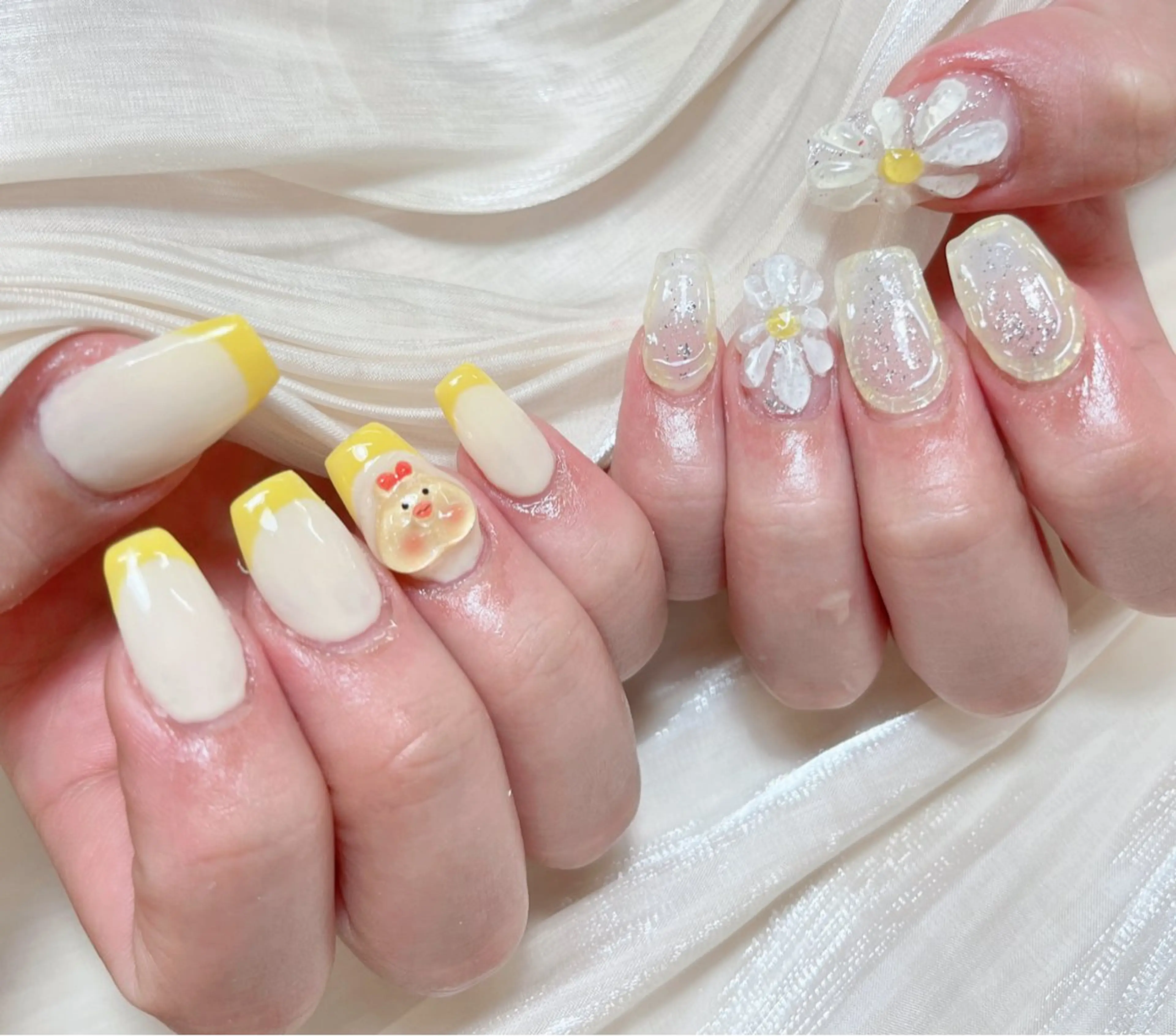 ネイル ジェルネイル 韓国ネイル 持ち込み ワンカラーネイル ハンドネイル candy nail 韓国風ワンホンネイルのネイルデザイン