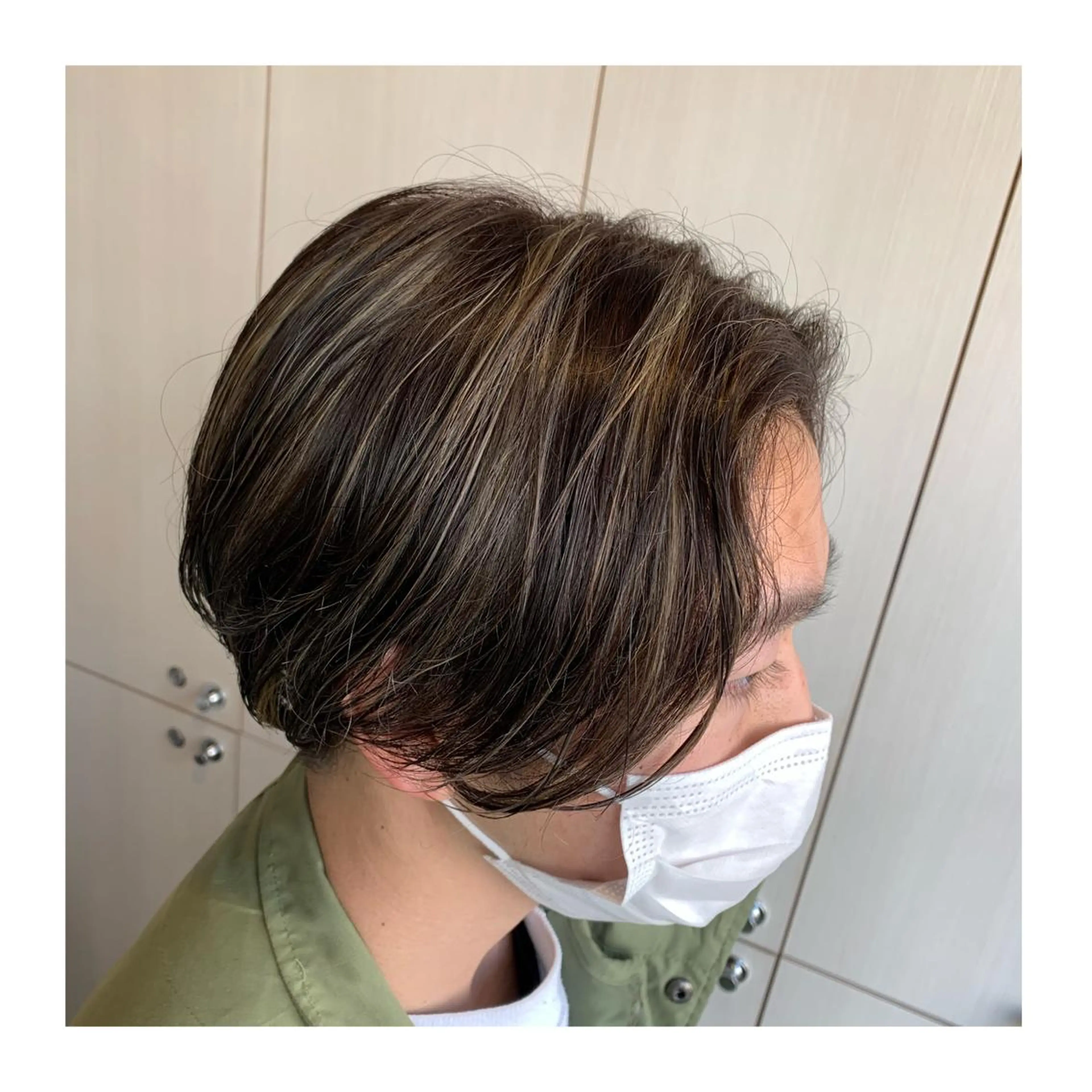 カラー メンズ カット ヘアカラー あべ ゆうかのヘアスタイル