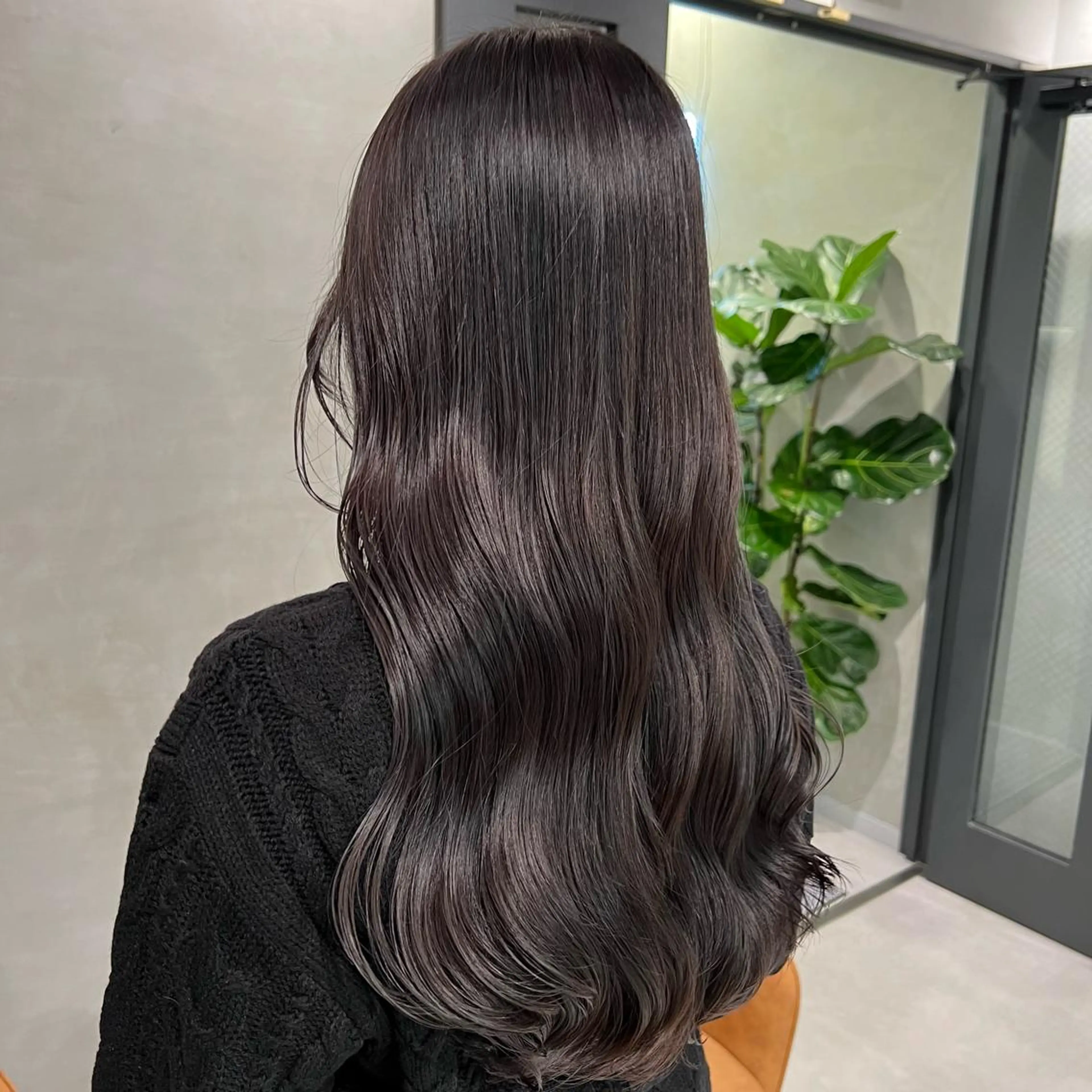 ロング カラー 透明感カラー バイオレットカラー 🌹似合わせカラー/ 酸性縮毛🌹野本麗奈のヘアスタイル
