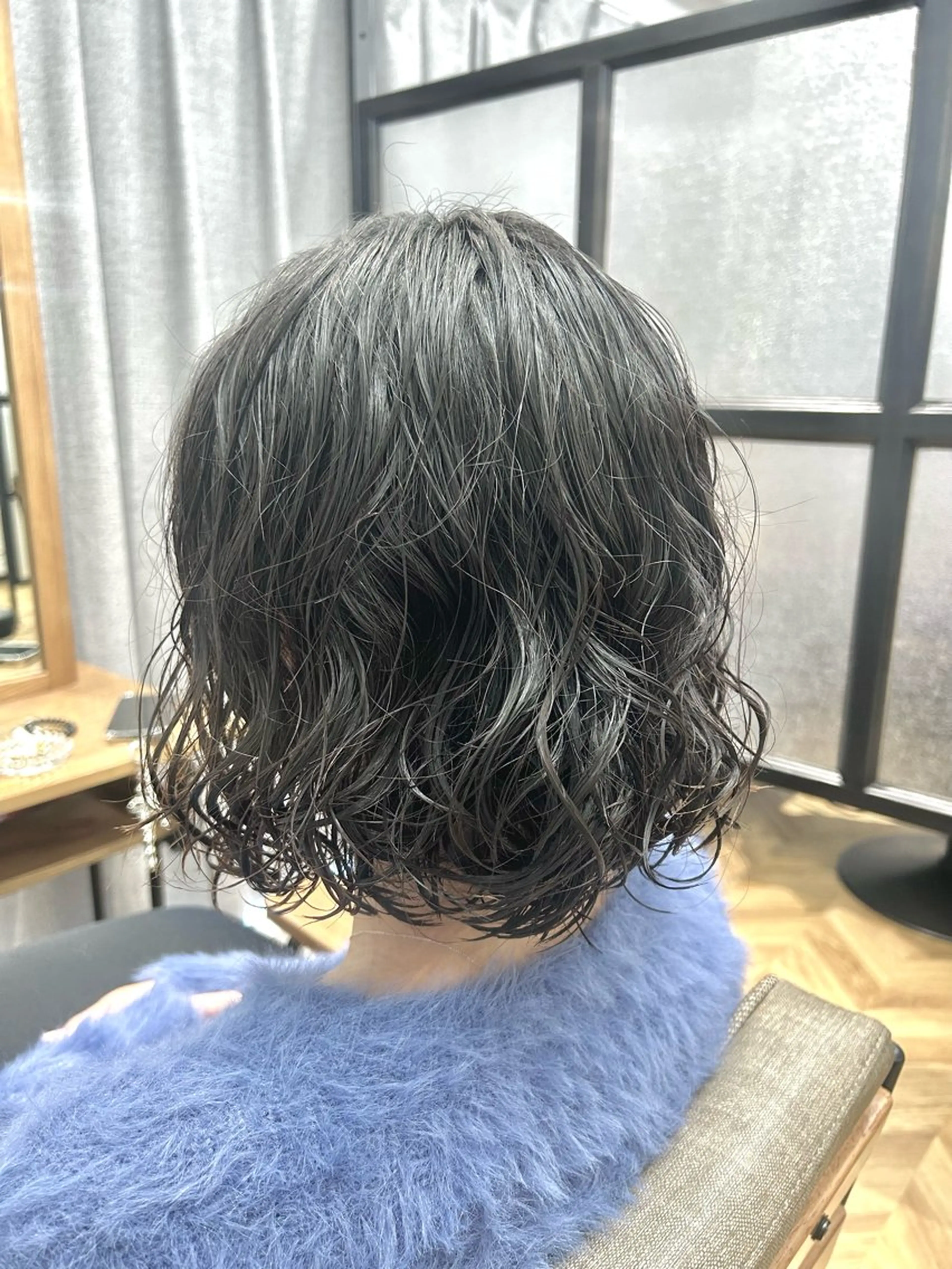 ミディアム パーマ ミディアムパーマ ボブ カット パーマ 🪄✨艶髪✨🪄 いわさきのヘアスタイル