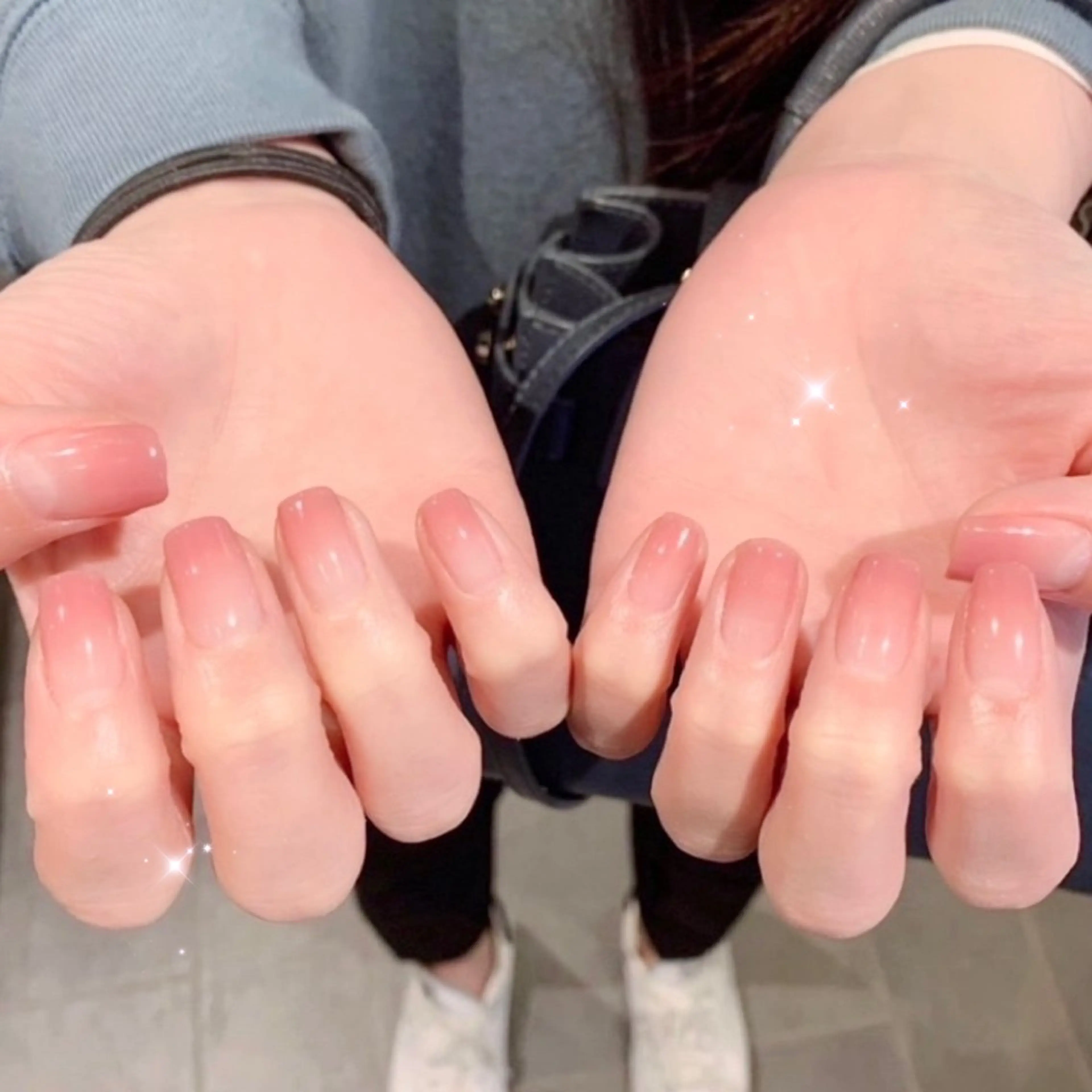 パラジェル使用💫オフありカラーグラデーション(ベースクリア)(現金支払いのみ)の写真