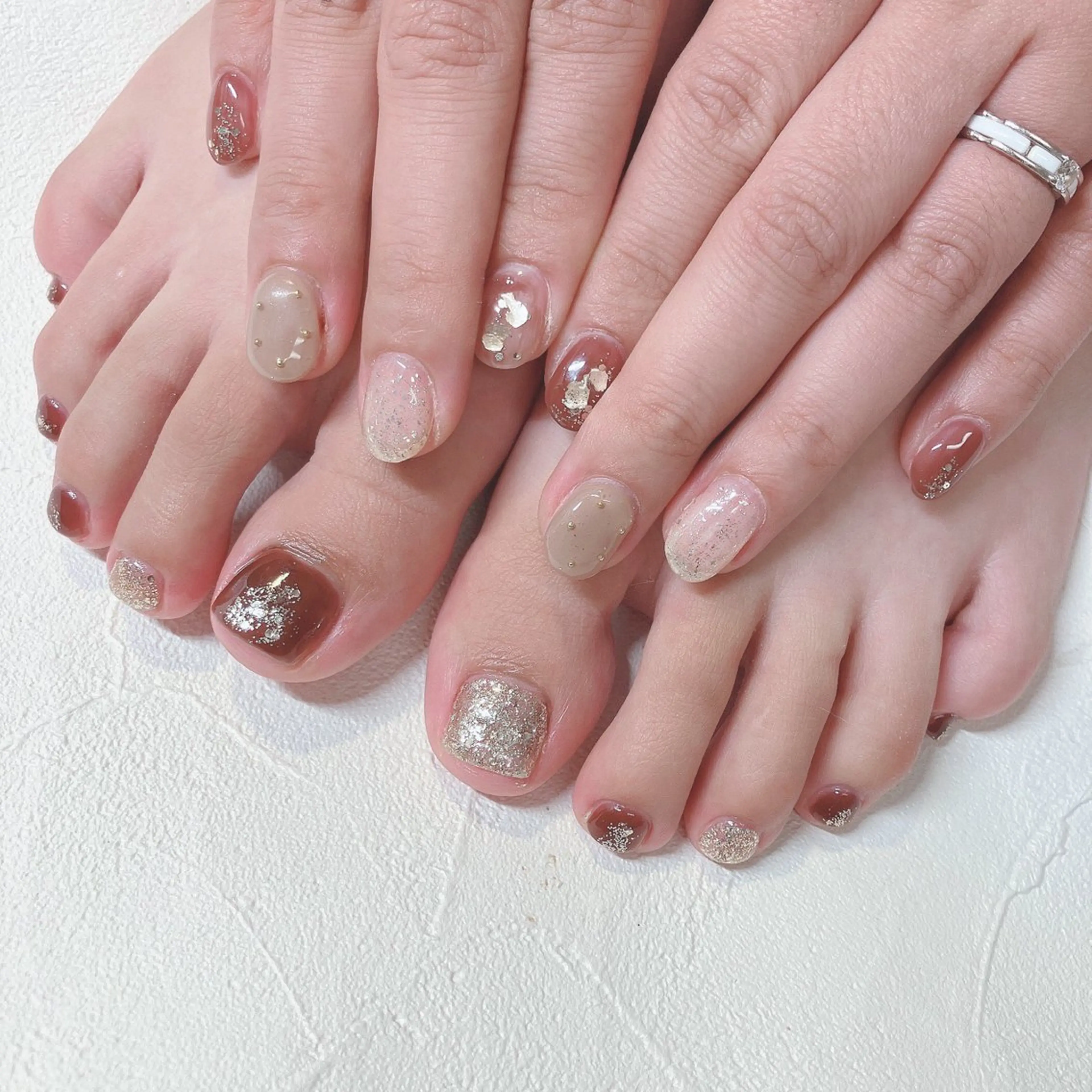 ネイル フットネイル ニュアンスネイル シンプルネイル ハンドネイル フットネイル nails 🎀meのネイルデザイン