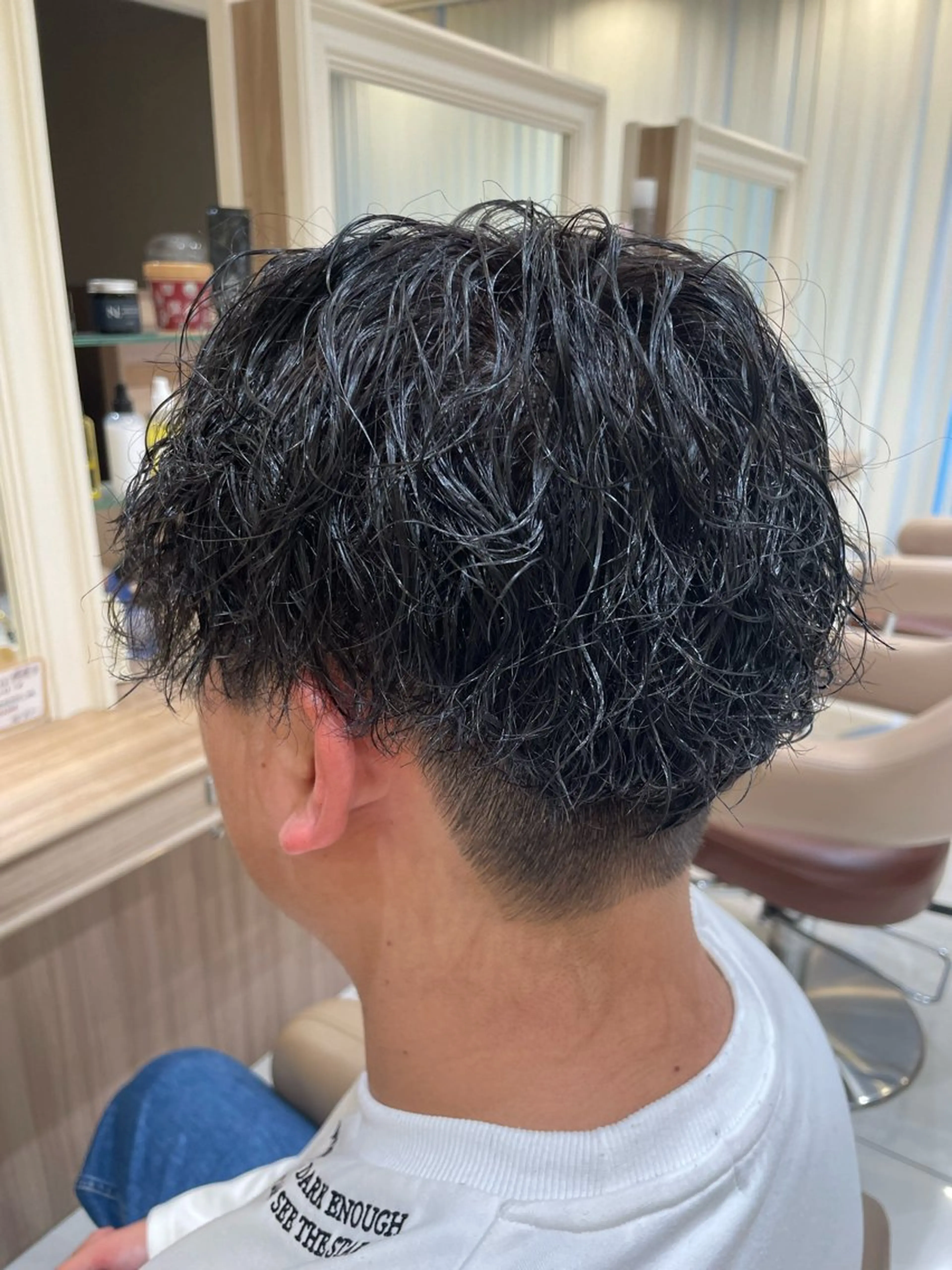 ショート カラー パーマ メンズ カット パーマ 韓国ヘアメイク🎀/ 縮毛矯正✨山本媛香のヘアスタイル