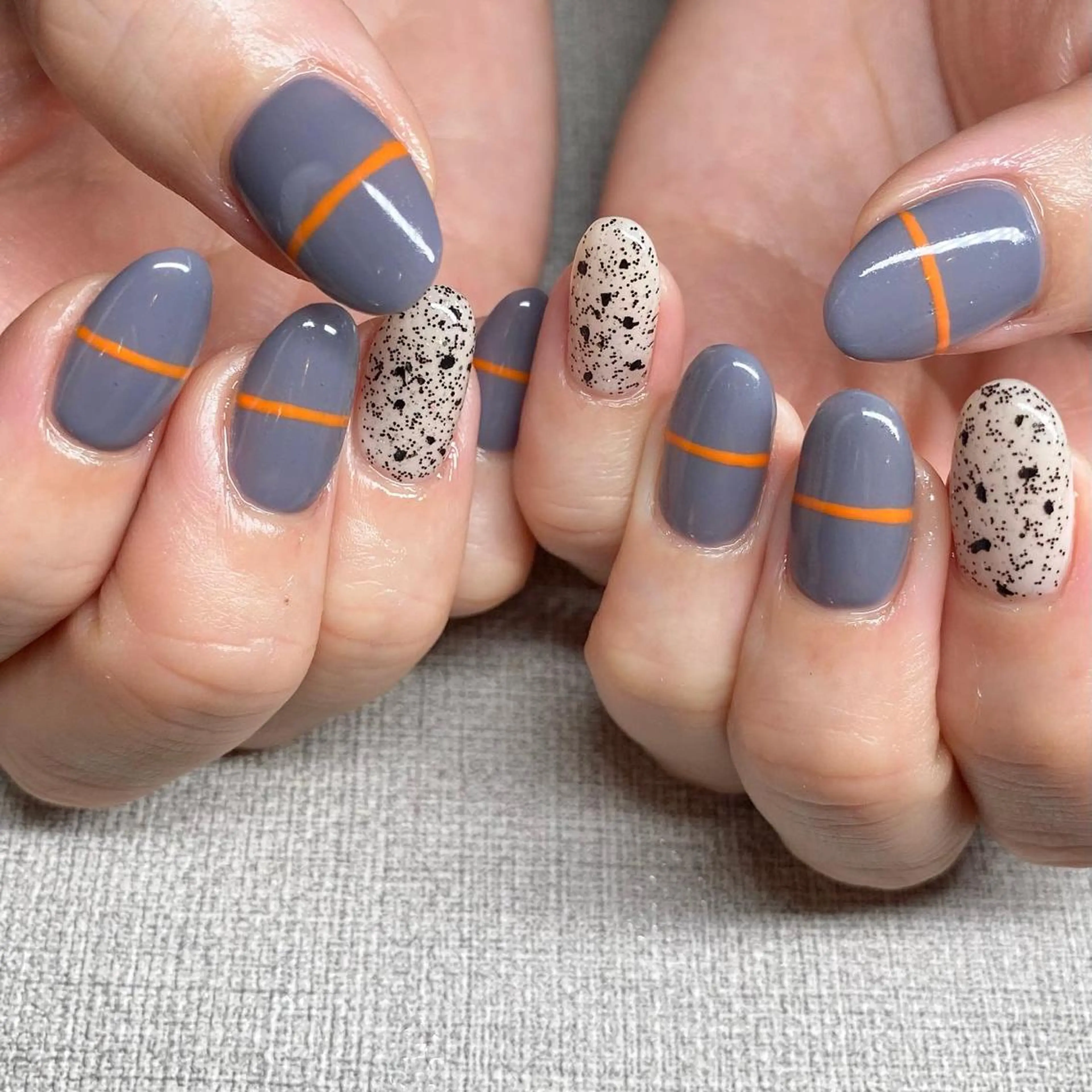 ネイル アートネイル ニュアンスネイル 冬ネイル ハンドネイル 山田 貴子のネイルデザイン