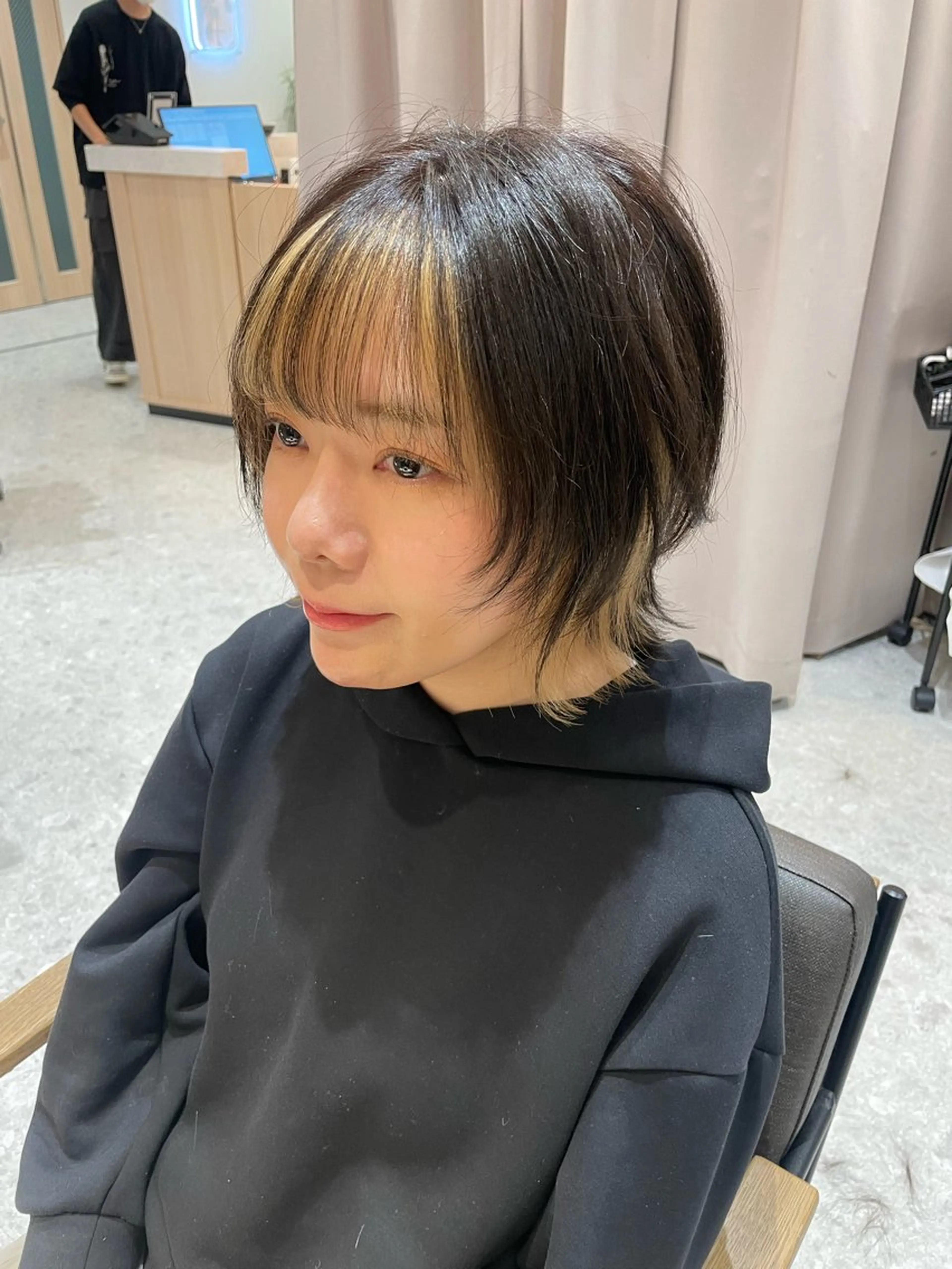 ショート カラー ヘアカラー トリートメント Aster by One Bloom所属・Aster れおん💡⠜のヘアスタイル