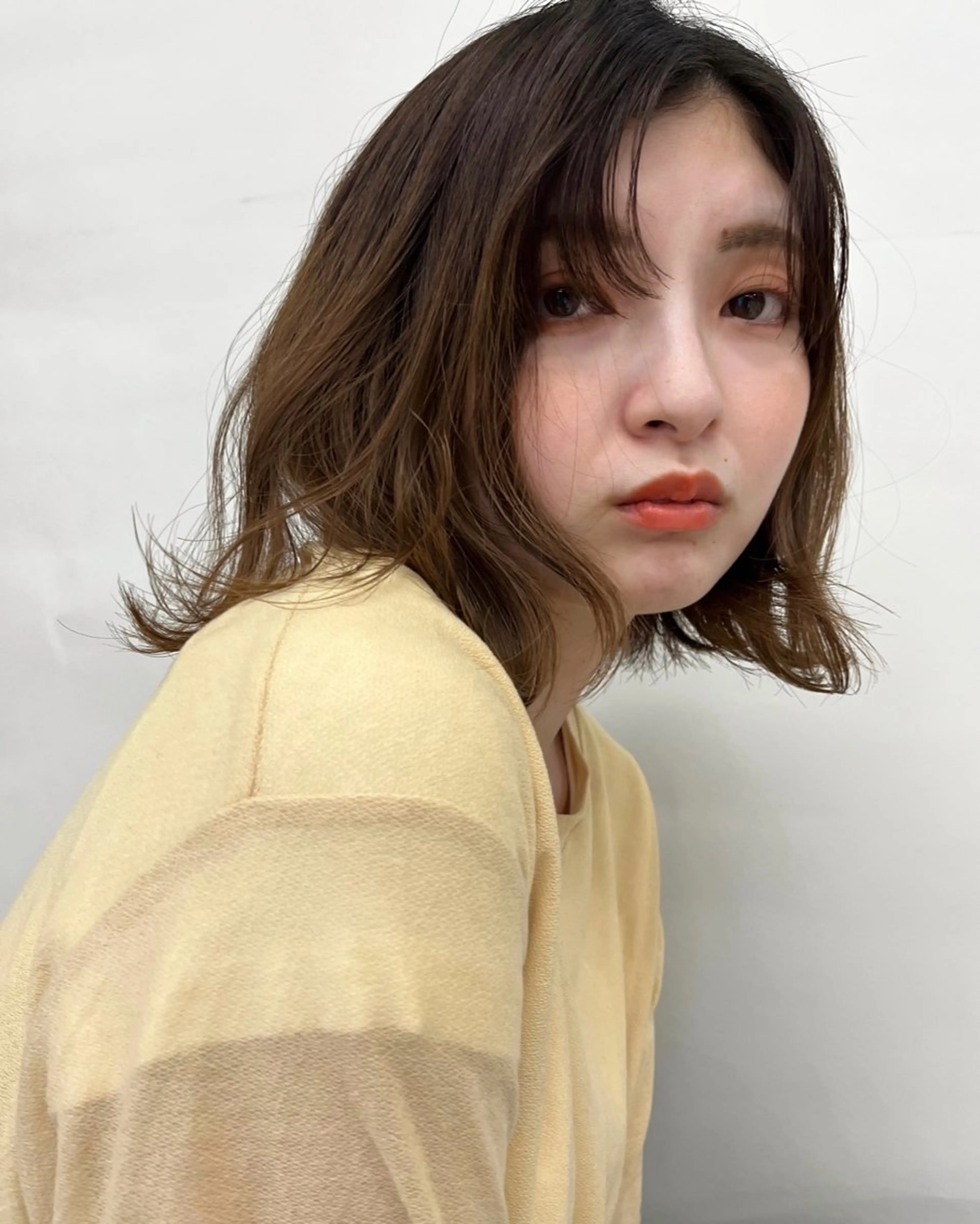 ミディアム 川瀬 京祐のヘアスタイル