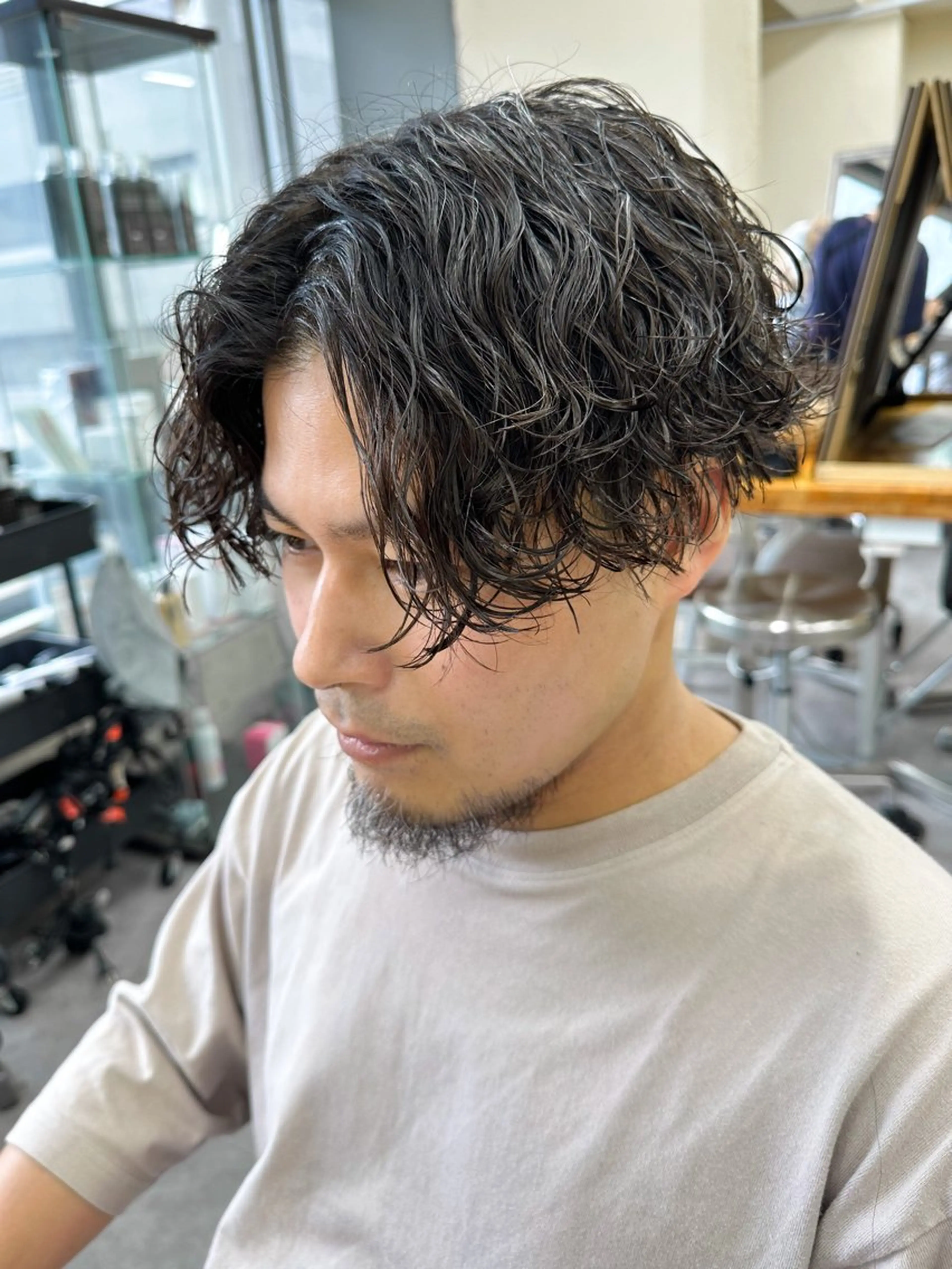 ショート パーマ メンズ メンズパーマ メンズ特化ryoのヘアスタイル