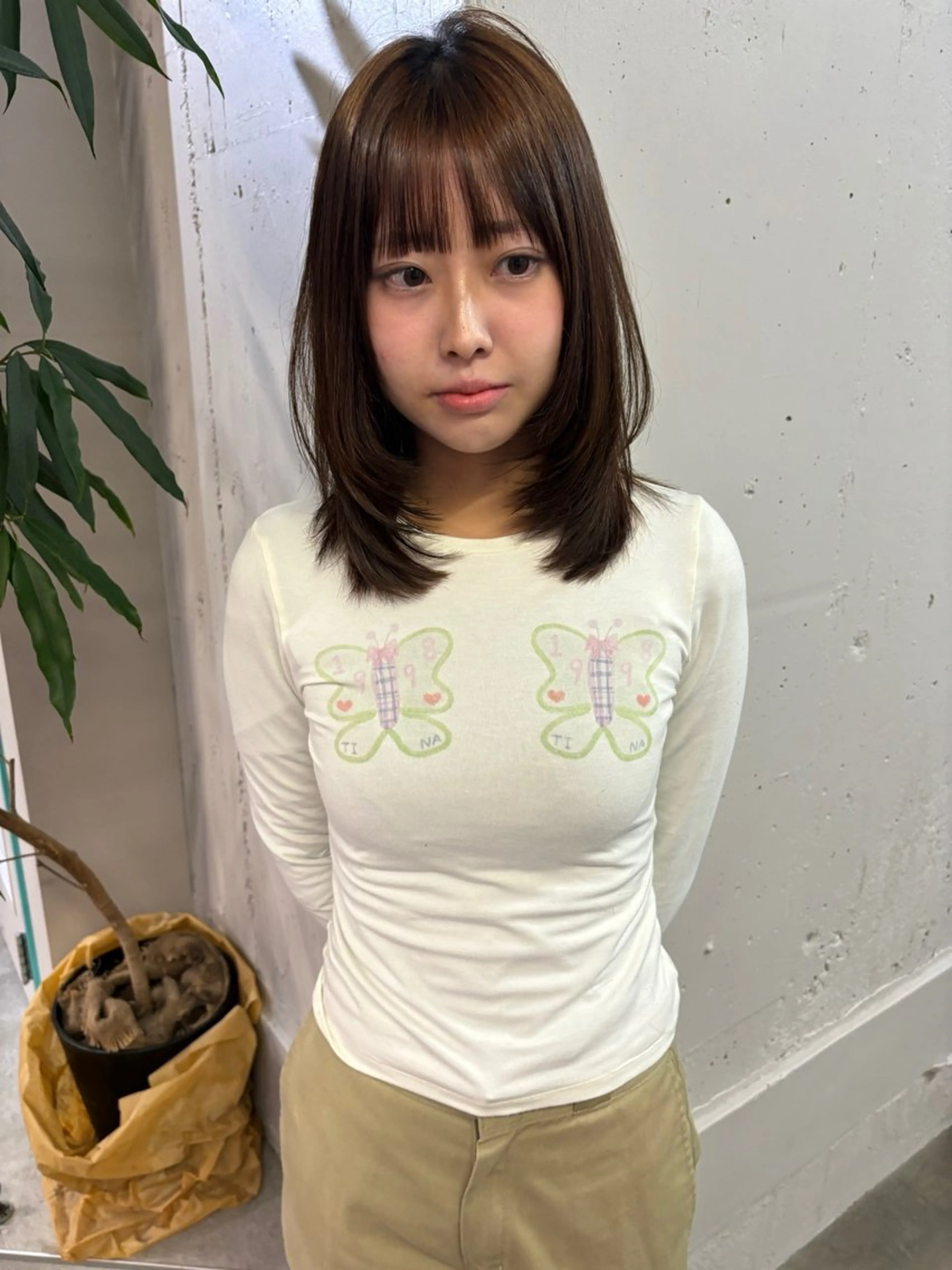 セミロング 似合わせレイヤーカ ット　ʚɞ riiのヘアスタイル