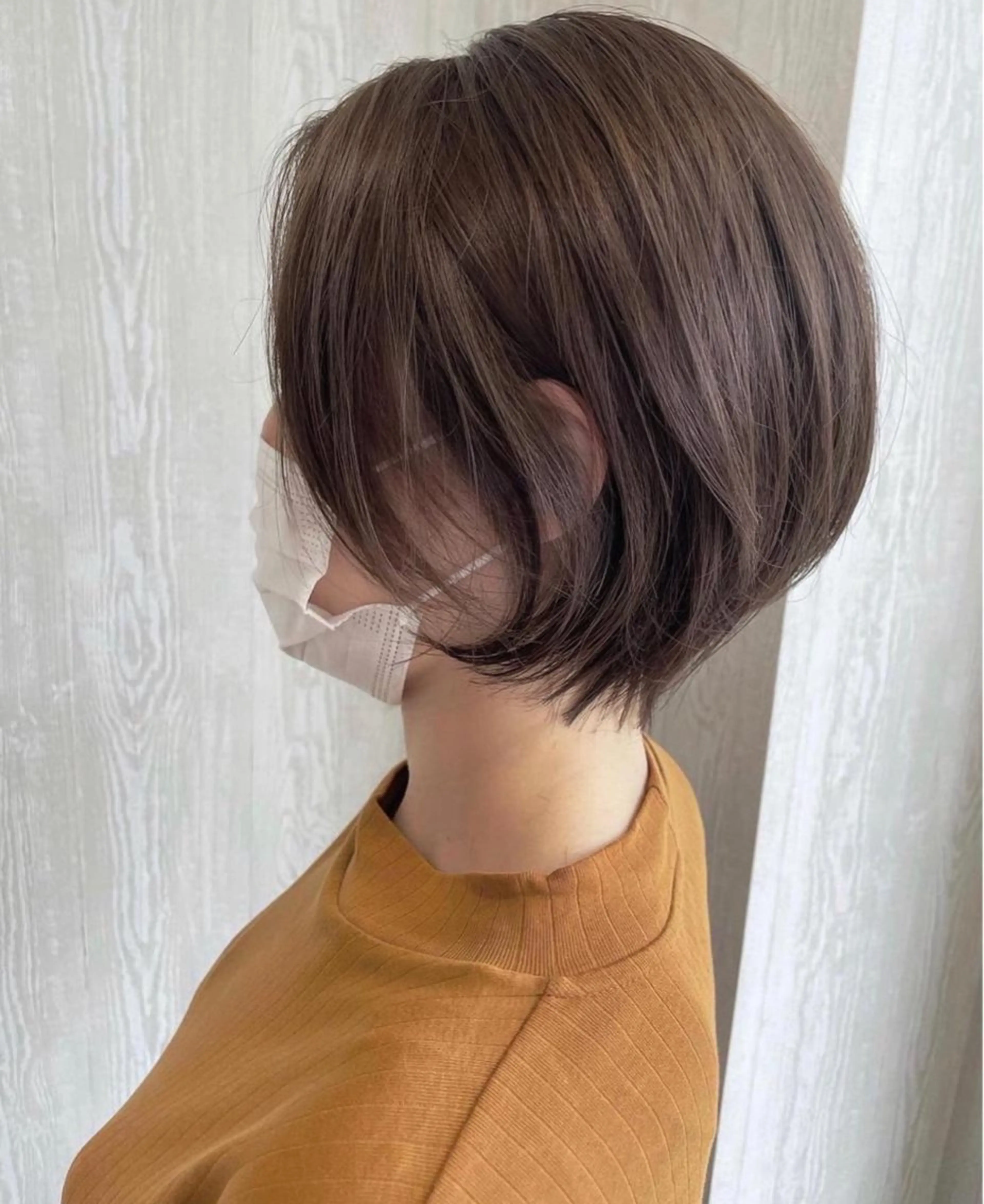 ショート カラー ショートボブ ショートレイヤー ボブ 顔まわりレイヤー 顔周りカット カット ヘアカラー トリートメント 河合秀明/ショート /ボブ/レイヤーのヘアスタイル