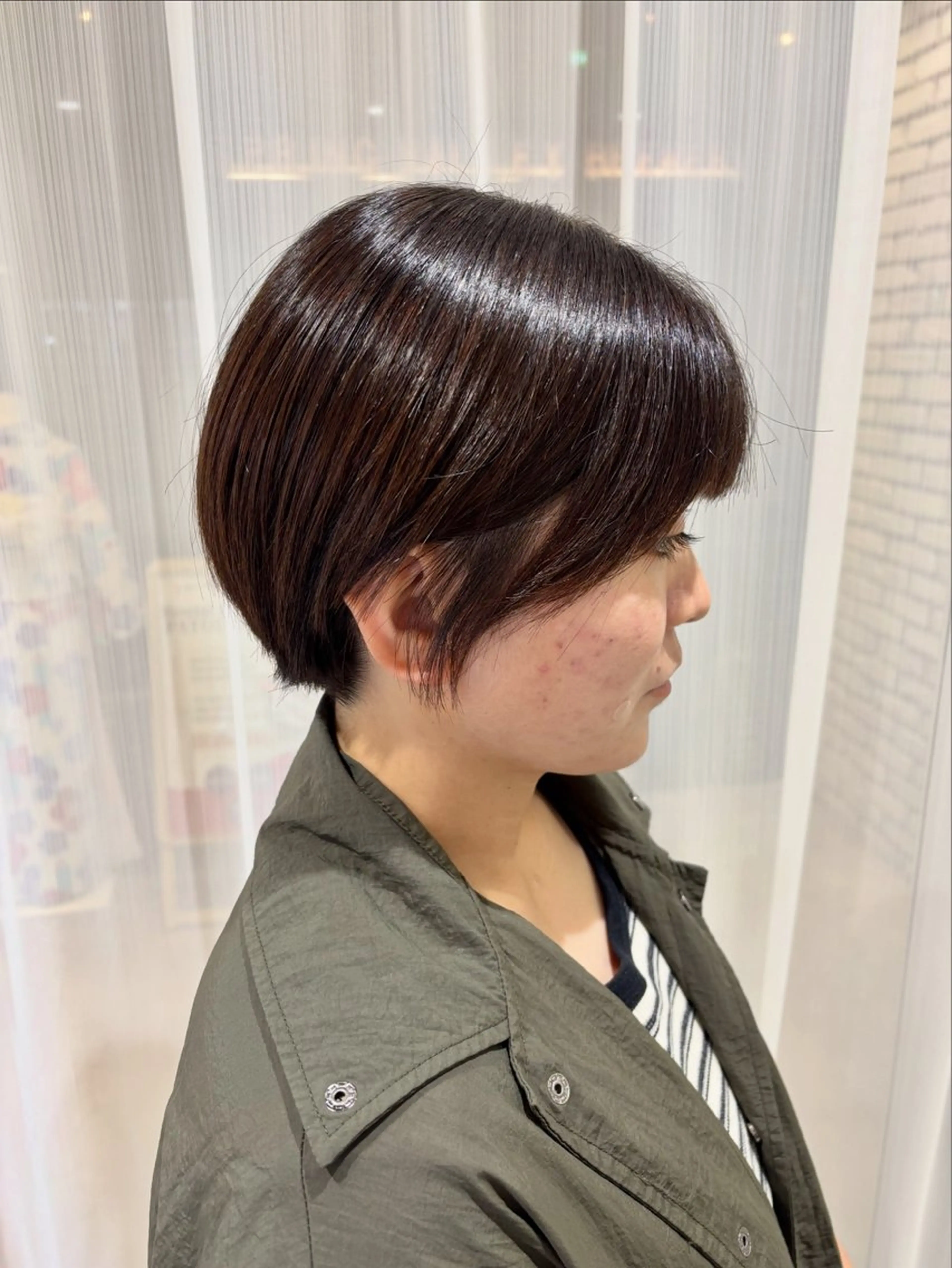 ショート 縮毛矯正 patou 烏丸所属・ショート特化/ 上原麗咲希のヘアスタイル