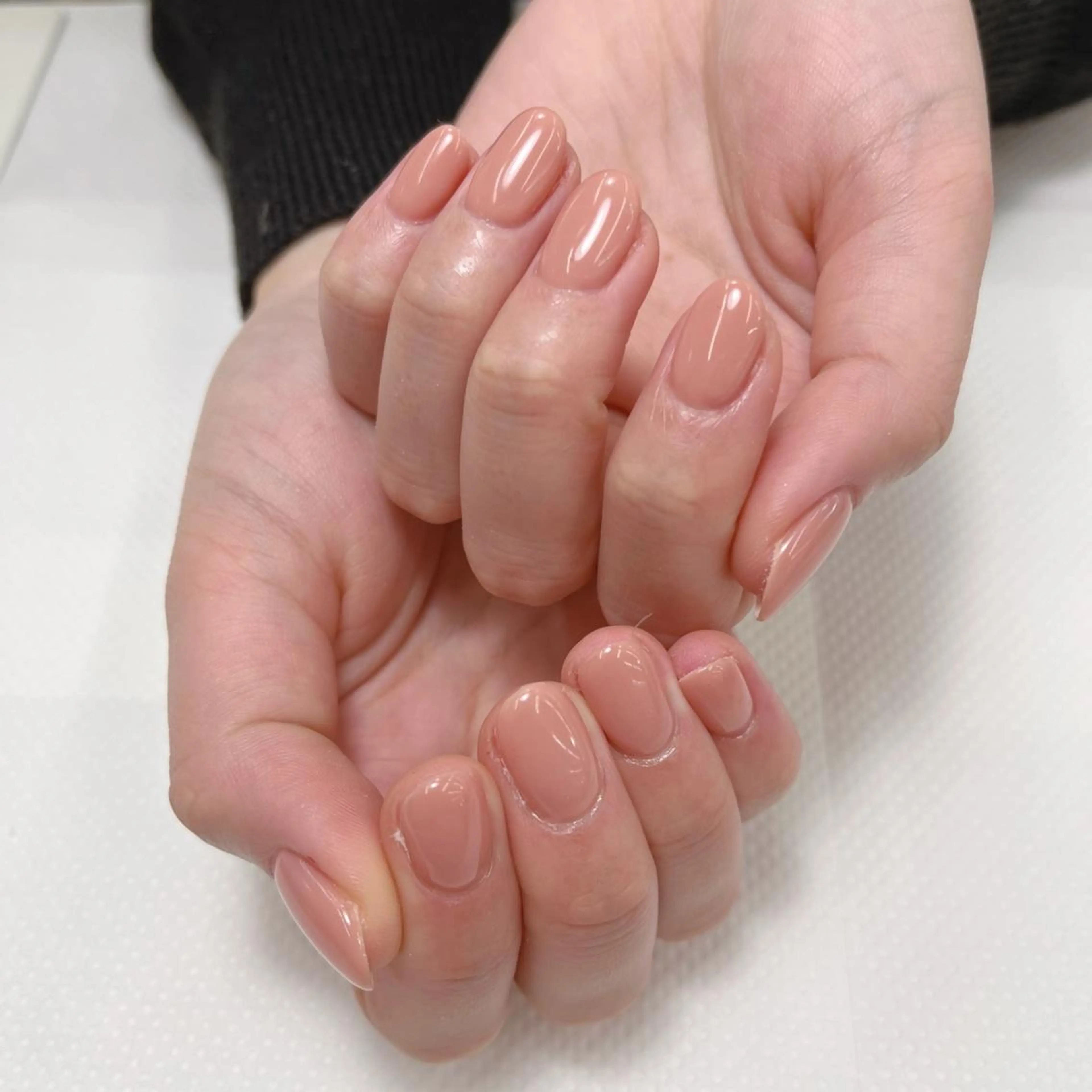 ネイル 氷ネイル・うるうるネイル ワンカラーネイル 【MAXKELLY】 AOYAMAのネイルデザイン