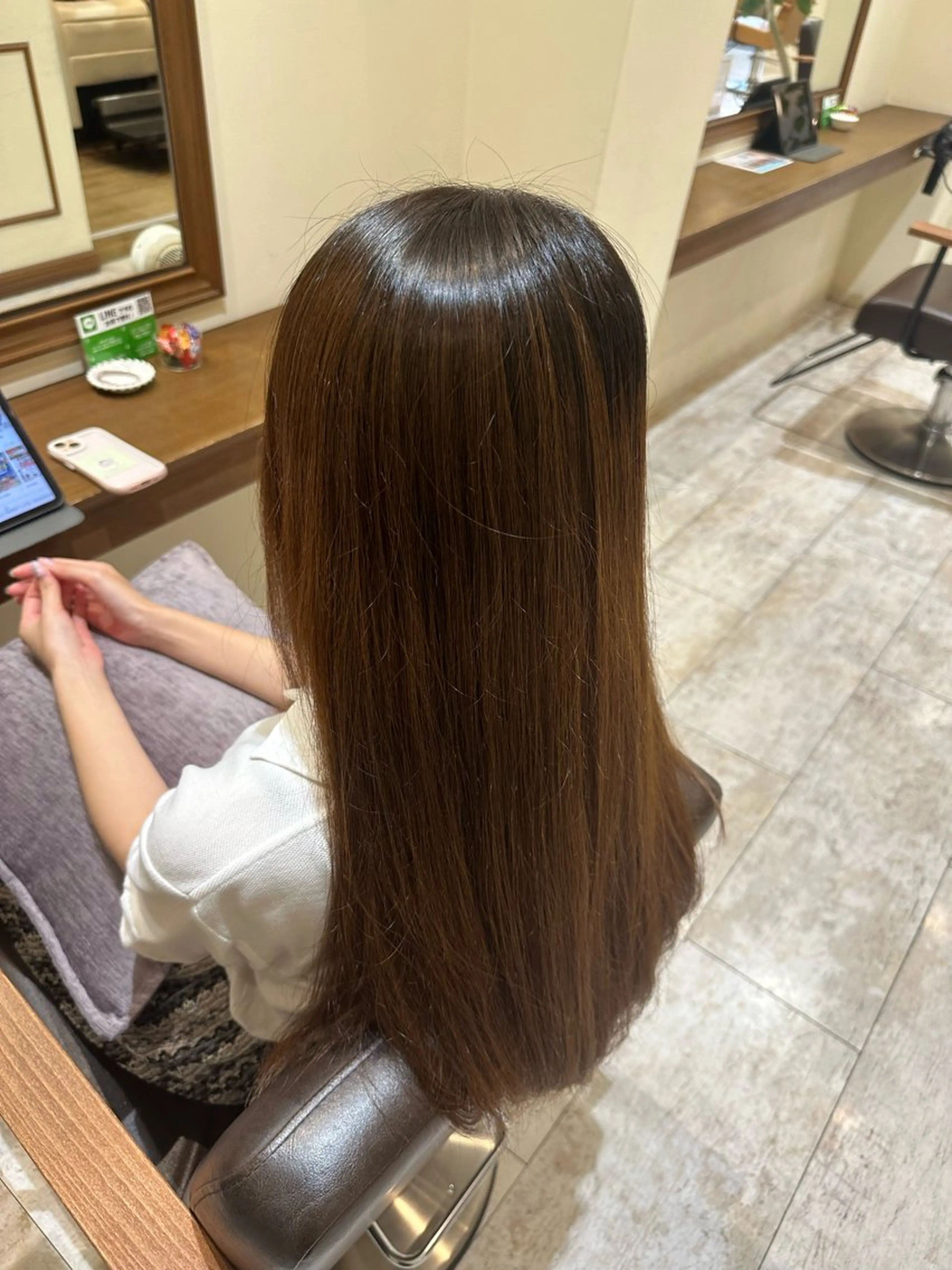 ロング イマ フジのヘアスタイル