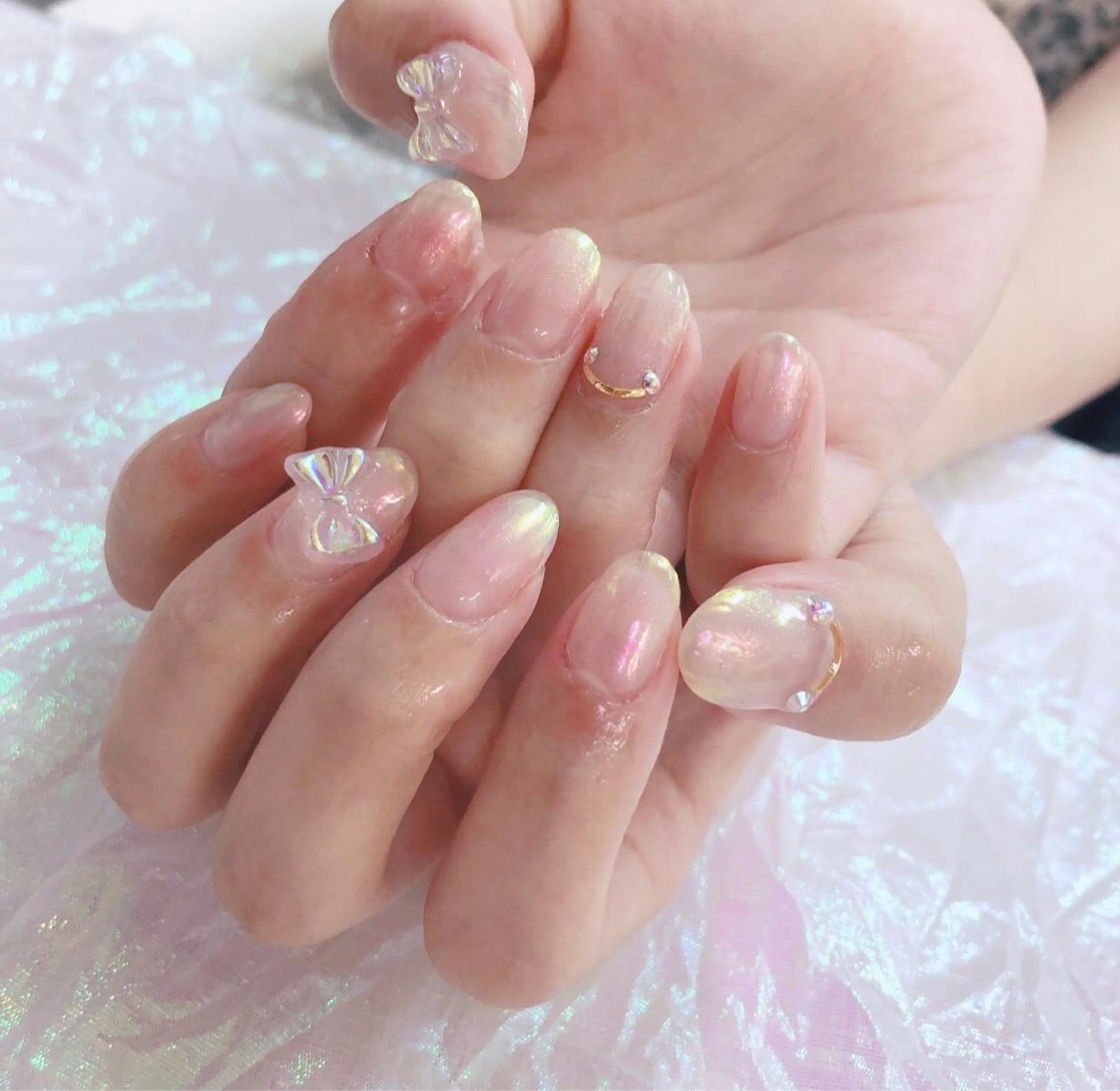 ネイル オーロラネイル Nail lieNのネイルデザイン