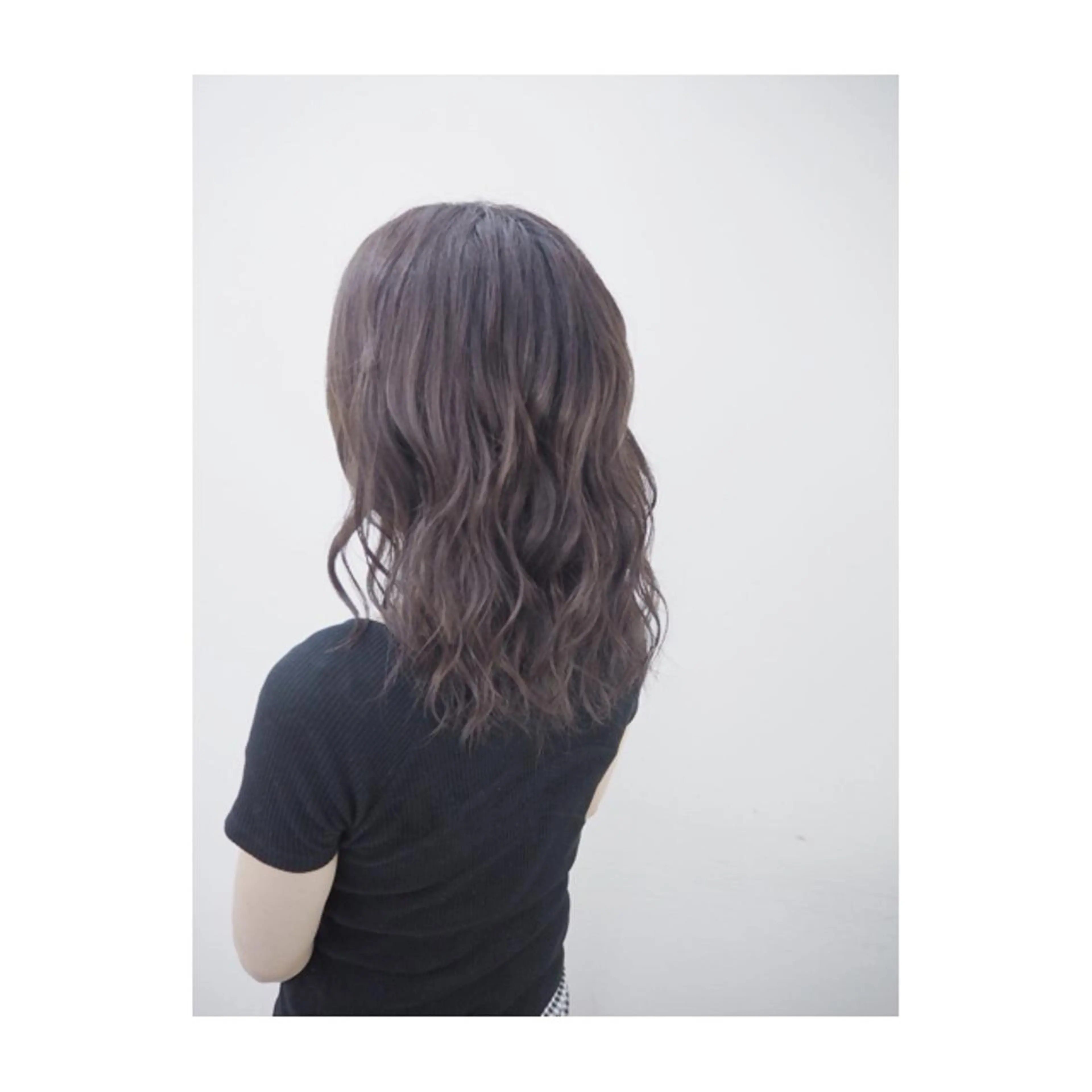 セミロング カラー 永岡 鉄平のヘアスタイル