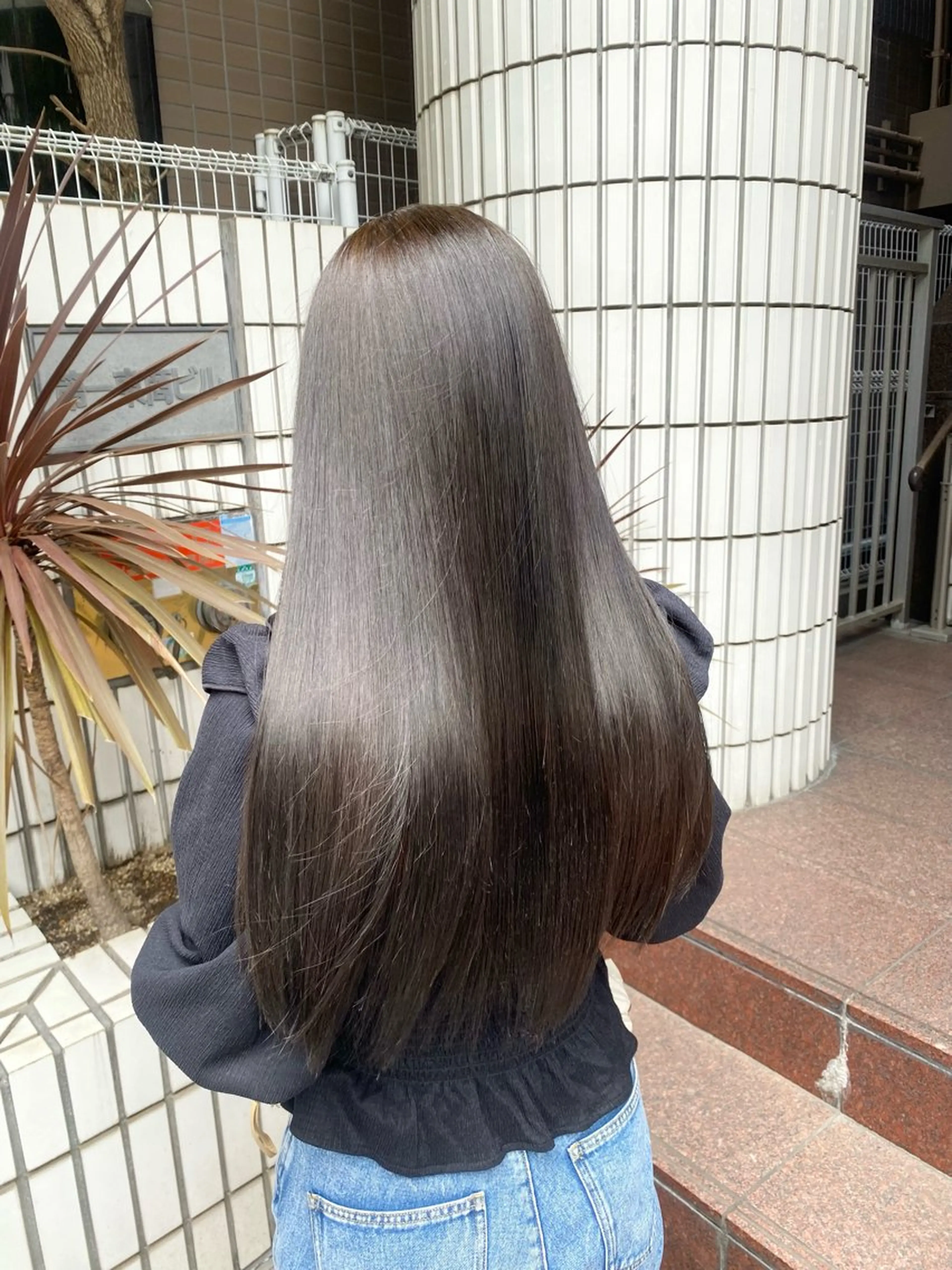 ロング ヘアカラー トリートメント motel所属・モデルや芸能人も通う ✨マンツーマンサロンのヘアスタイル