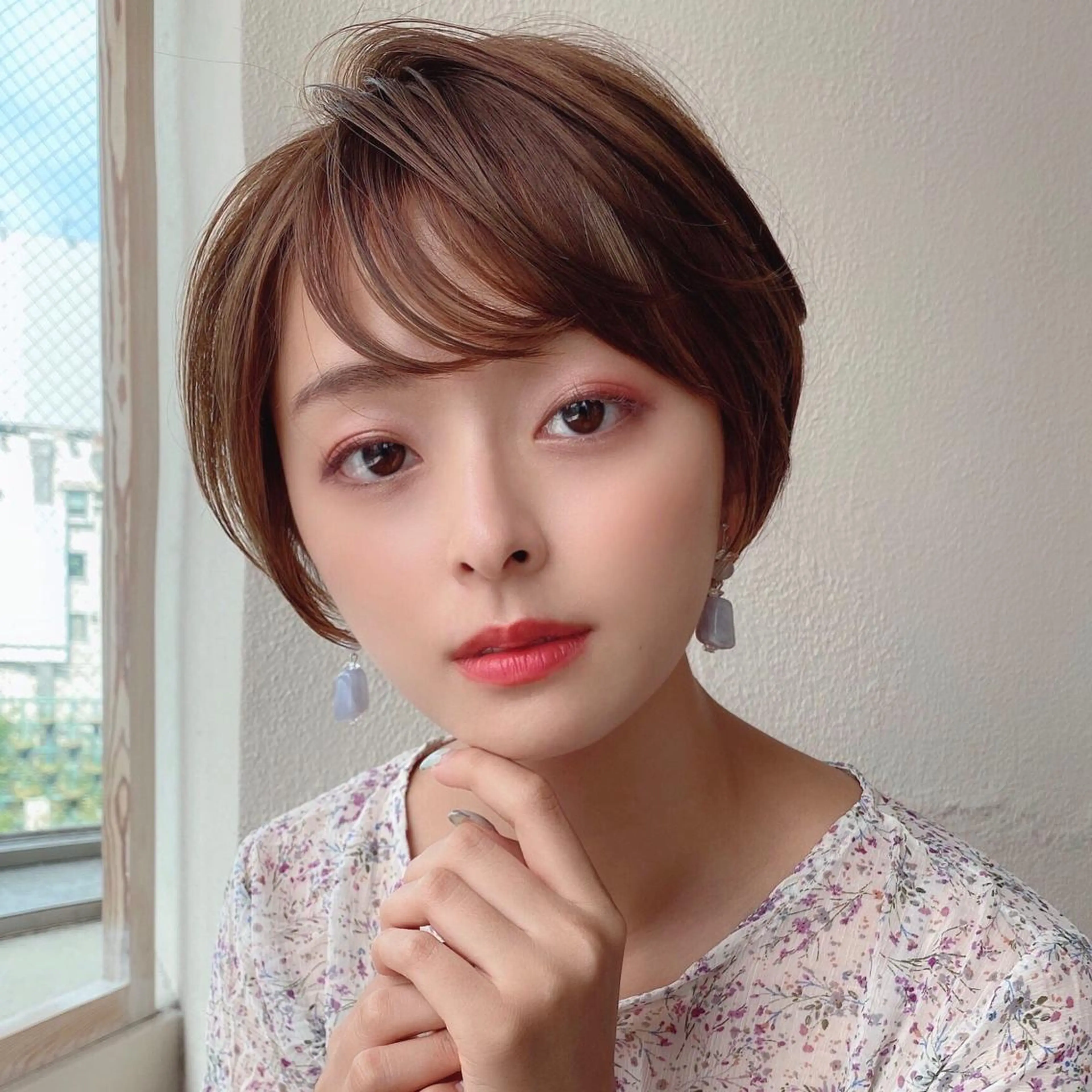 ショート カラー パーマ ヘアアレンジ キッズ ネイル マツエク・マツパ ショートヘア トリートメント ニュアンスネイル ショートネイル ニュアンスパーマ ショートの神✨AFL OAT 井上康平のヘアスタイル