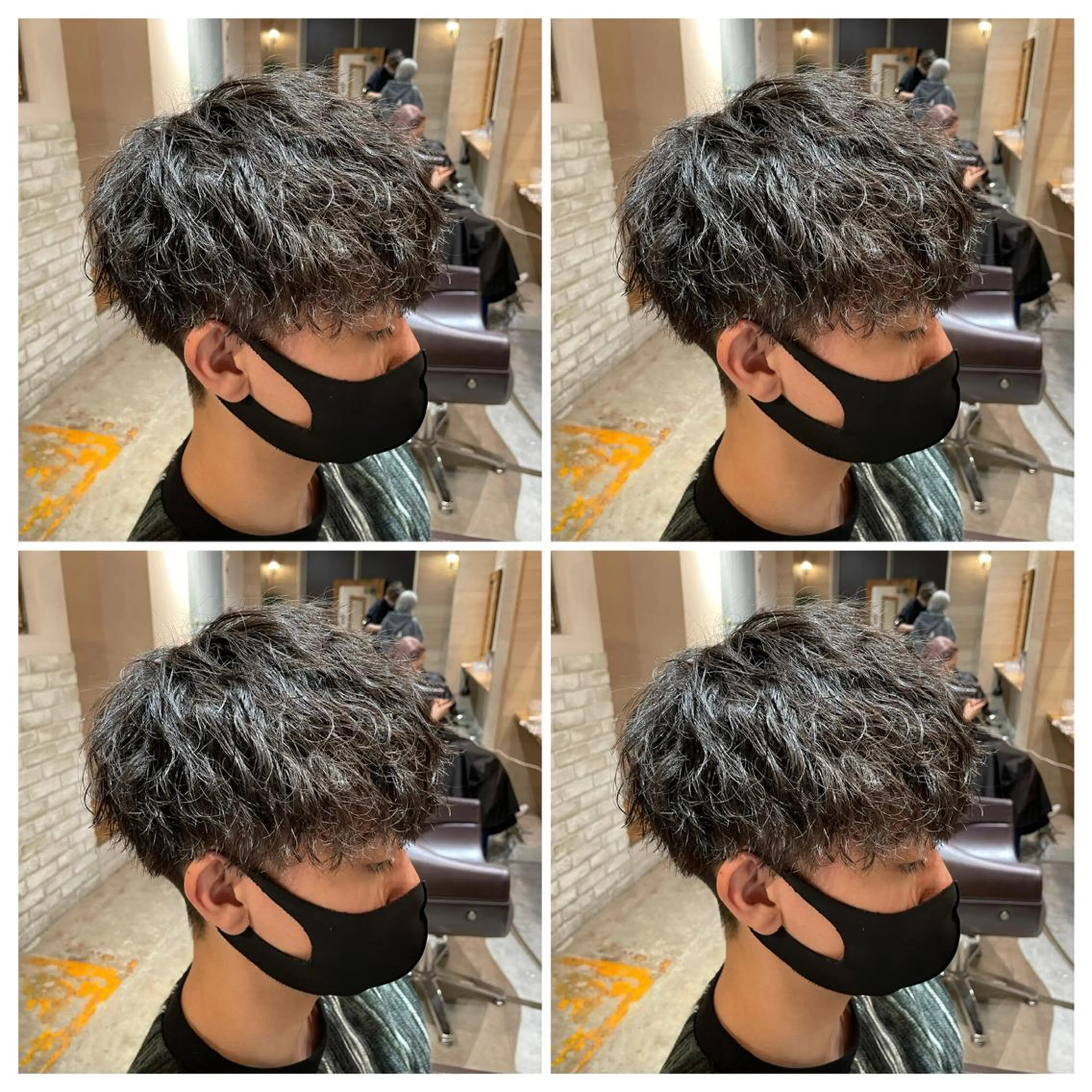 パーマ メンズ カット パーマ トリートメント 💎髪質改善／艶髪 荻原💎のヘアスタイル