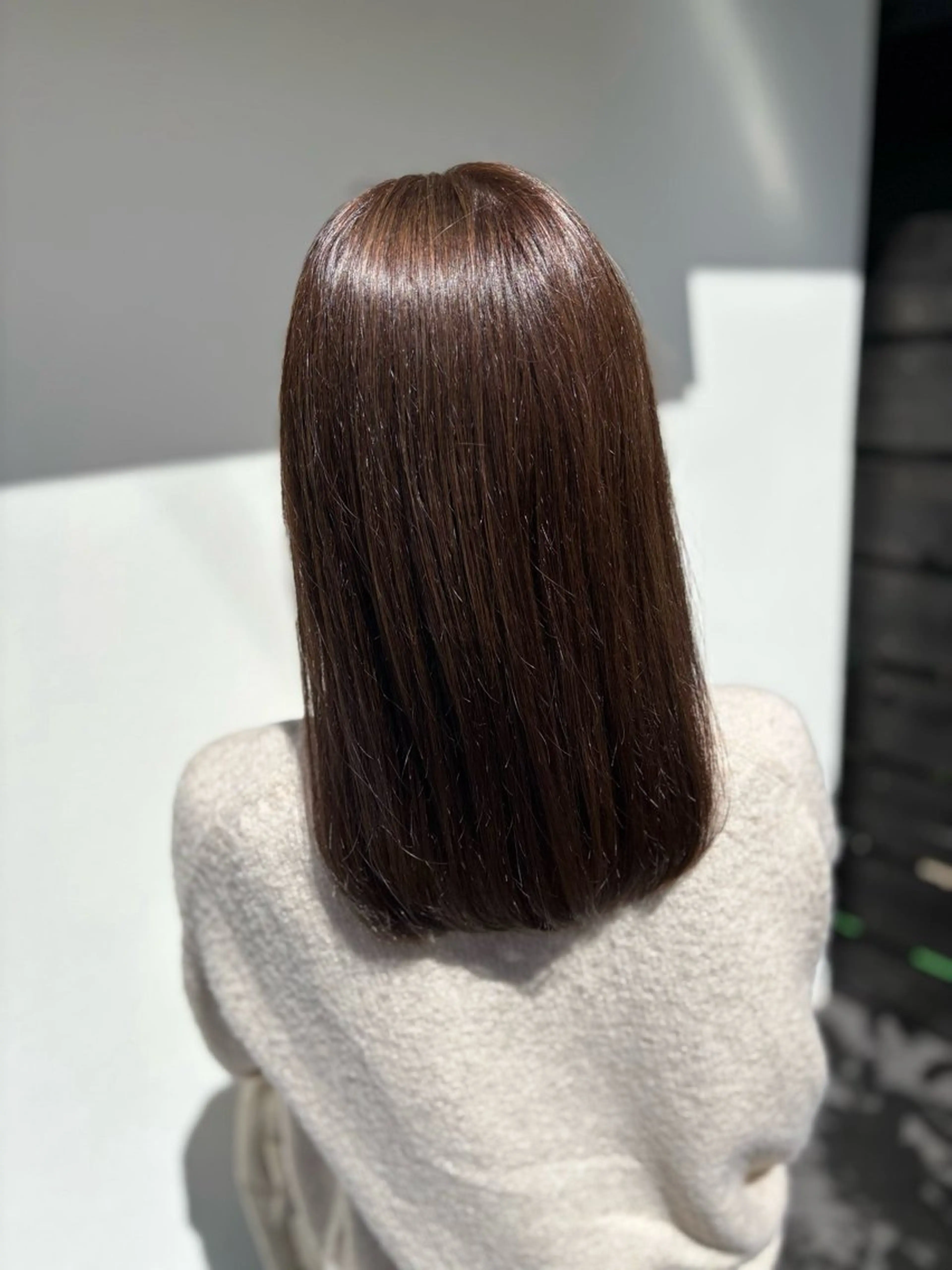 ミディアム カラー ベージュカラー カット ヘアカラー ducha所属・DUCHA Tomida naoのヘアスタイル