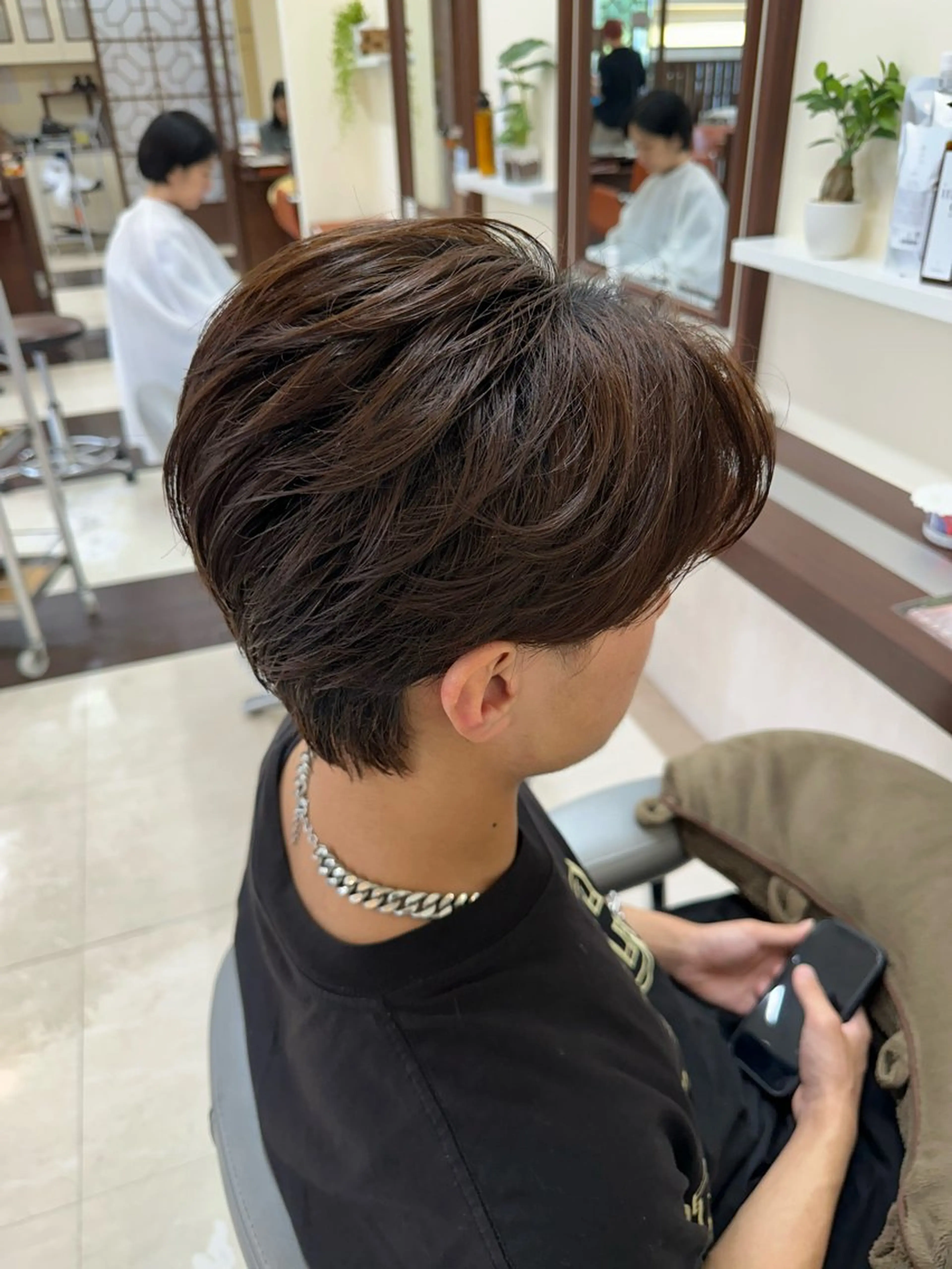 ショート カラー パーマ メンズ カット ヘアセット 毎月230人担当/ メンズヘア/清和武虎のヘアスタイル